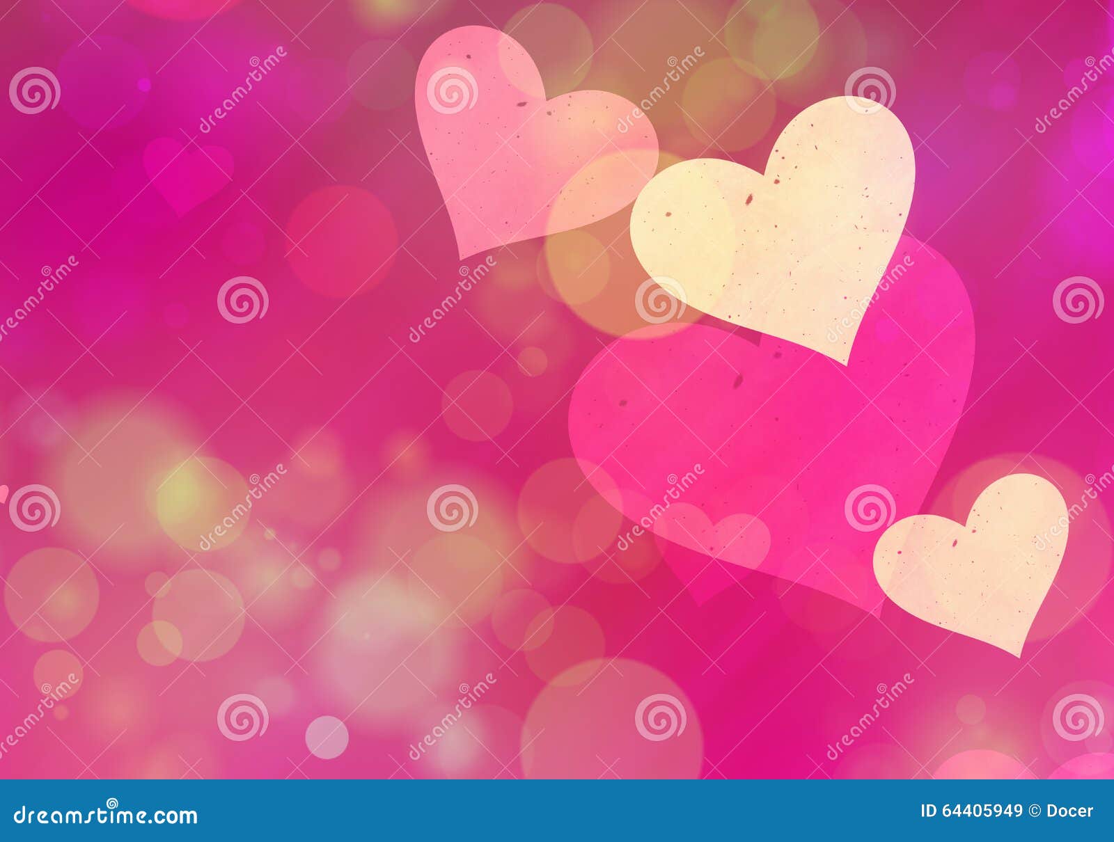 Valentines day background love symbol banner Vector Image