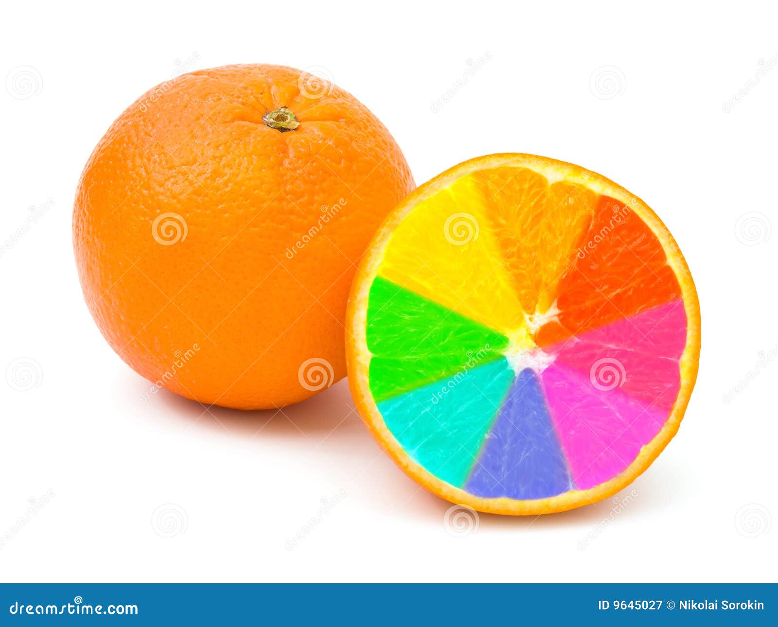 Multicolored orange fruits stock image. Image of citrus 9645027