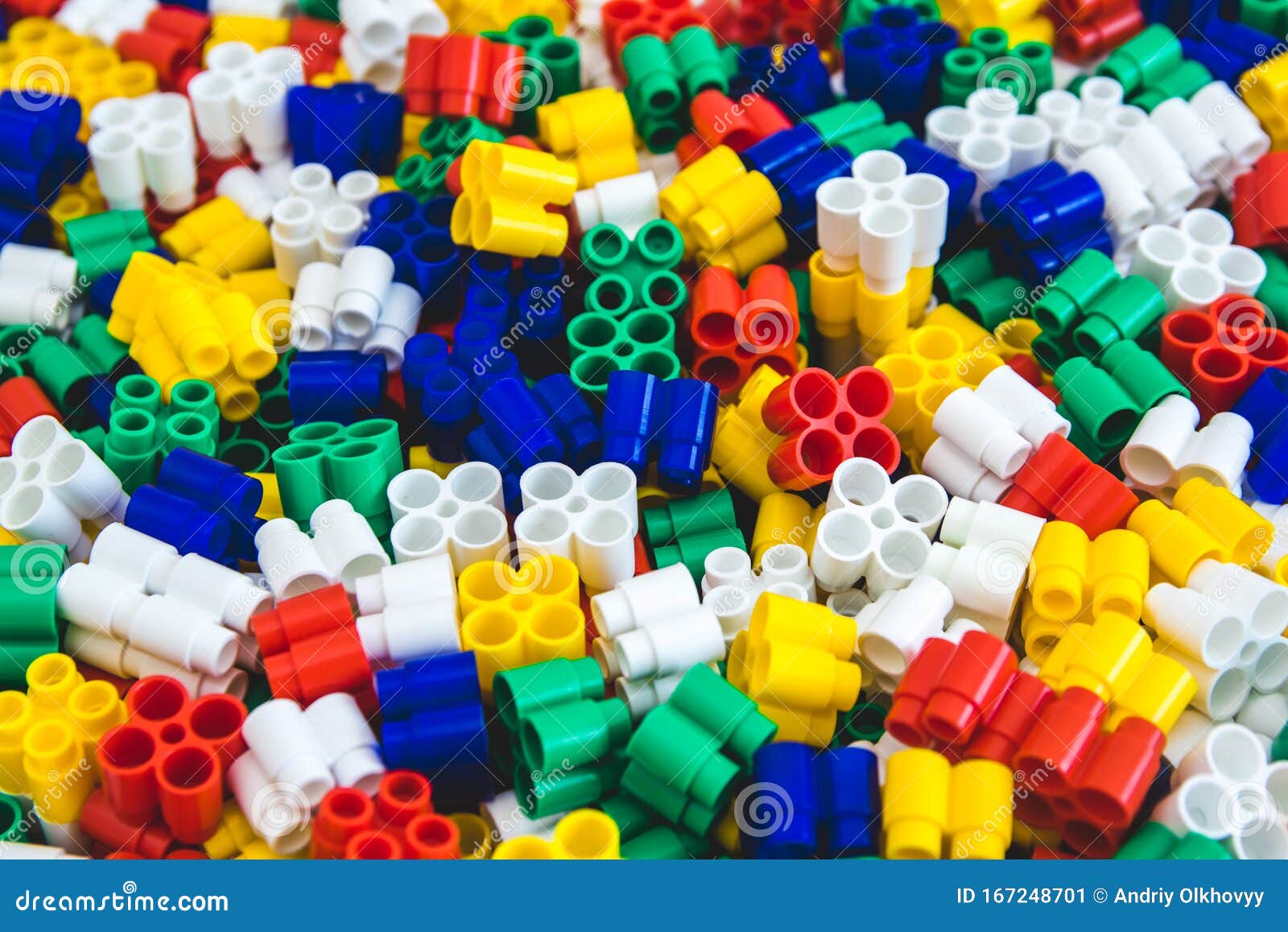 small plastic building blocks