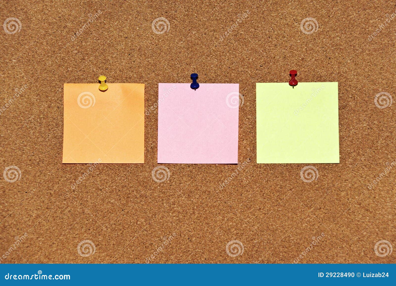 multicolored post it notes