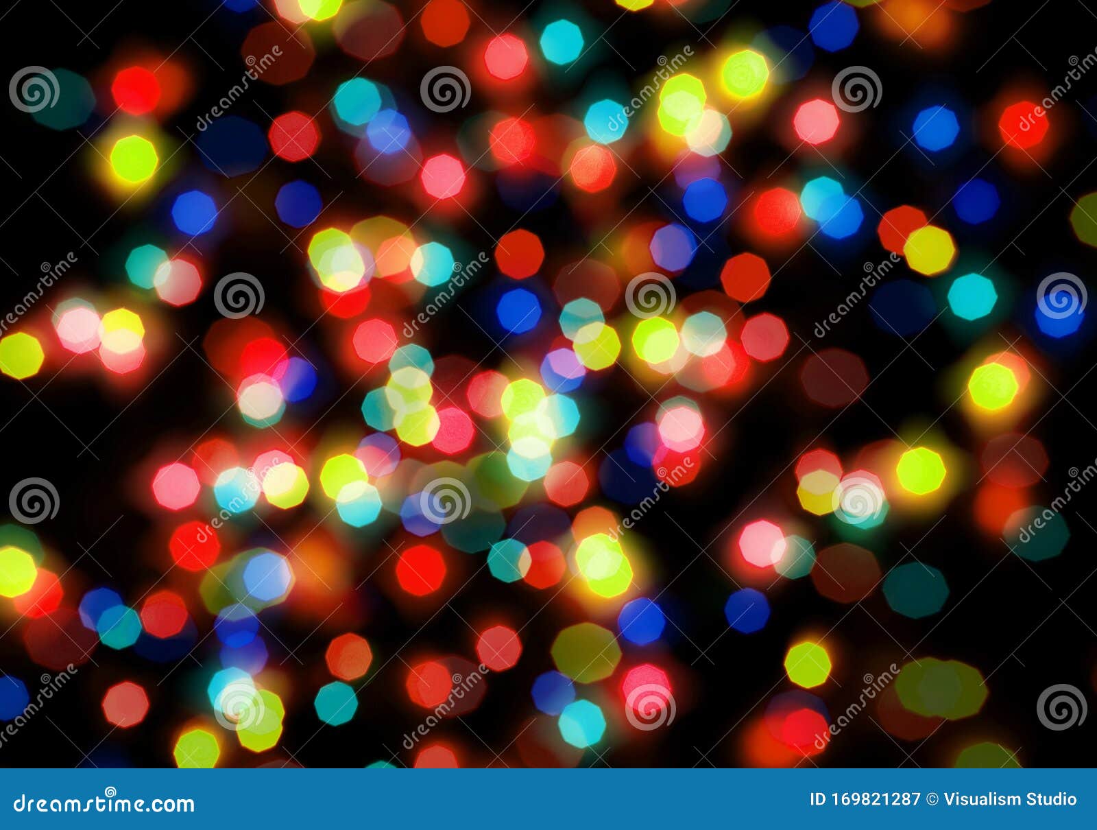 Multicolored Rainbow Blur Backdrop and Circle Background and Abstract ...