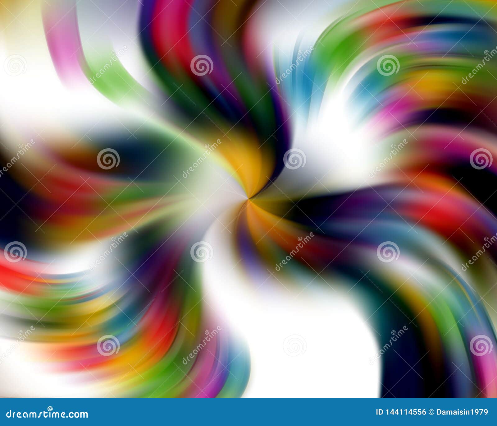 Multicolored Rainbow Lines Abstract Background Stock Illustration ...