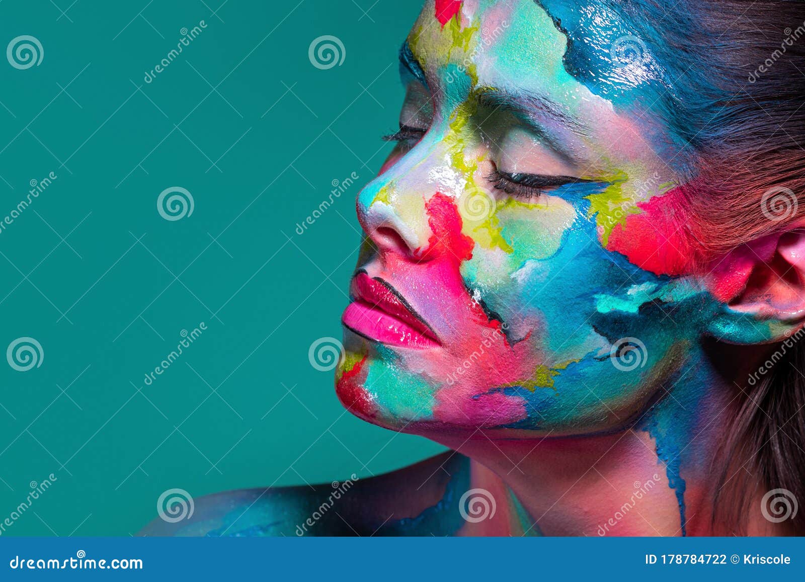 Makeup. Drawing Arrows Stock Image 41172601
