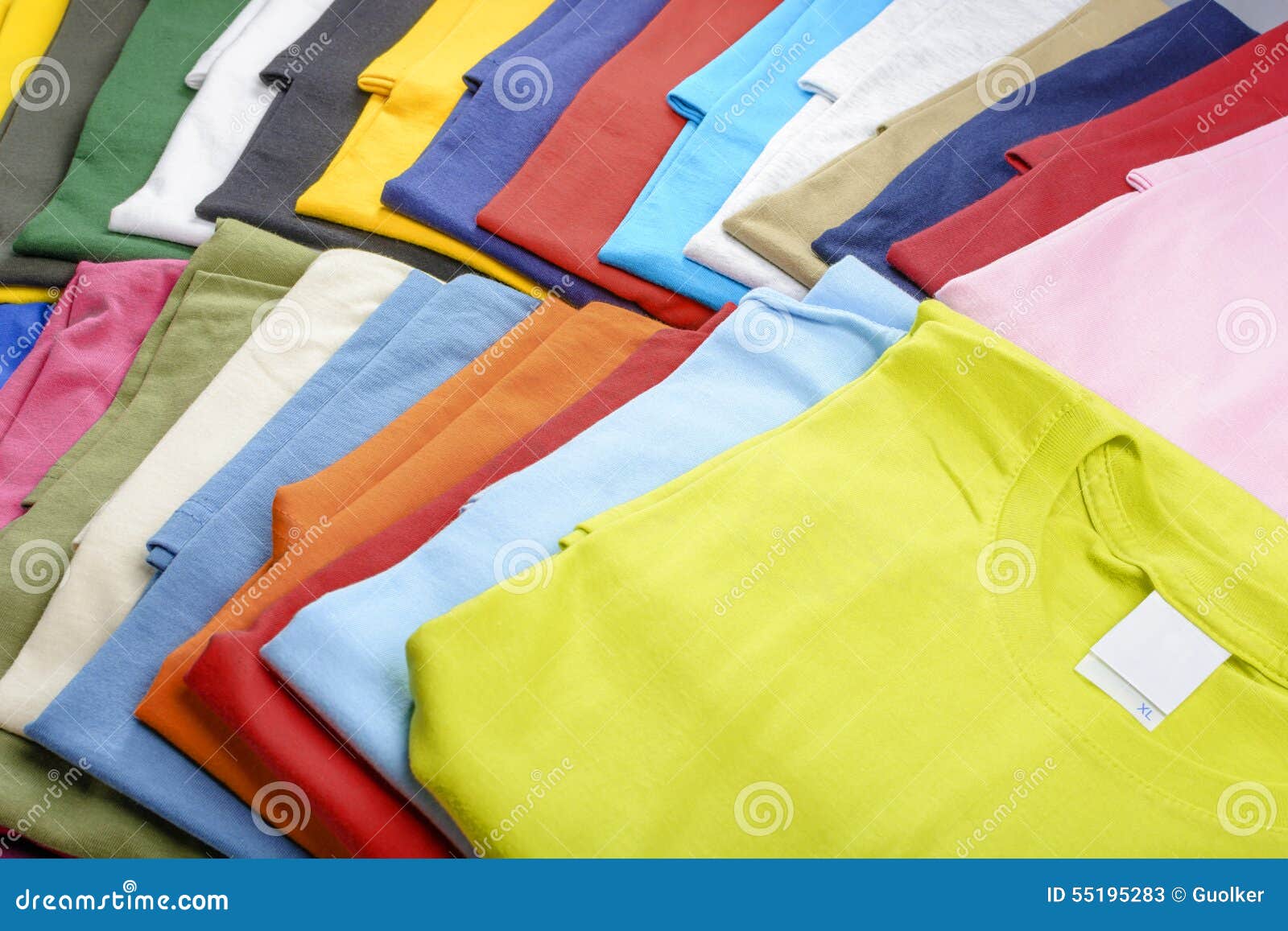 multicolored t-shirts