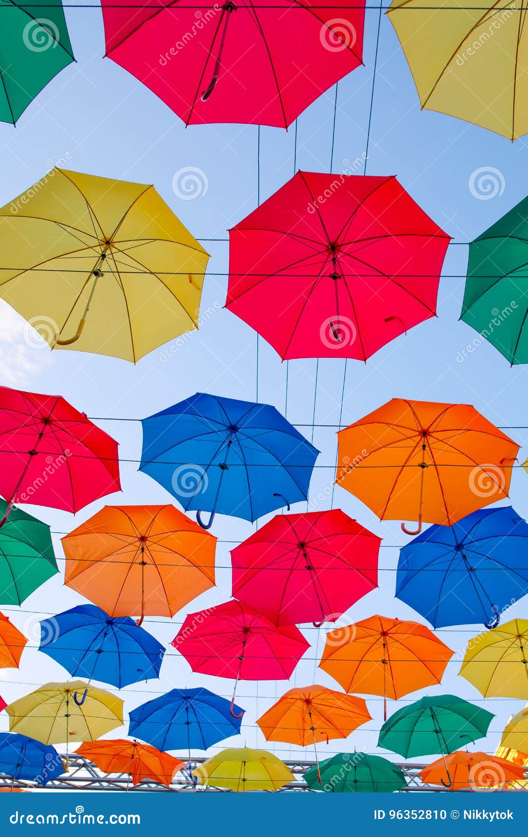 Multicolored Umbrellas Editorial Image Image Of Beauty
