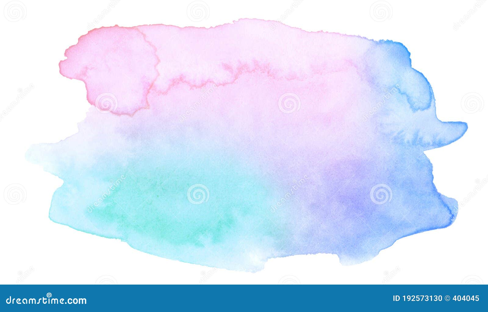 Multicolored Watercolor Spots in Pastel Colors on a Paper Backing. Isolated  Frame Hand Drawn by Brush Stock Illustration - Illustration of manually,  blank: 192573130