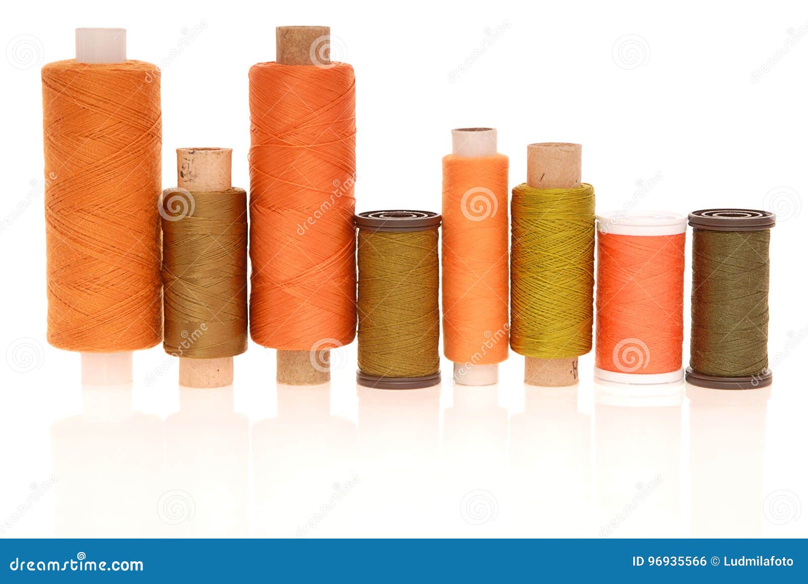 Multicoloured coils stock photo. Image of coil, olivecolored 96935566