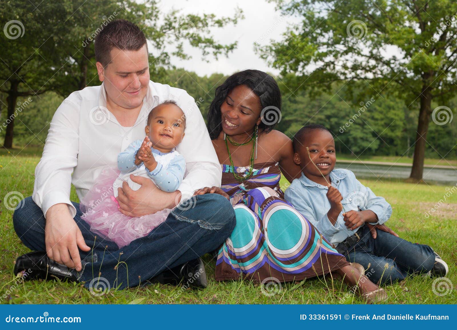 Multicultural African Family Stock Image Image 33361591