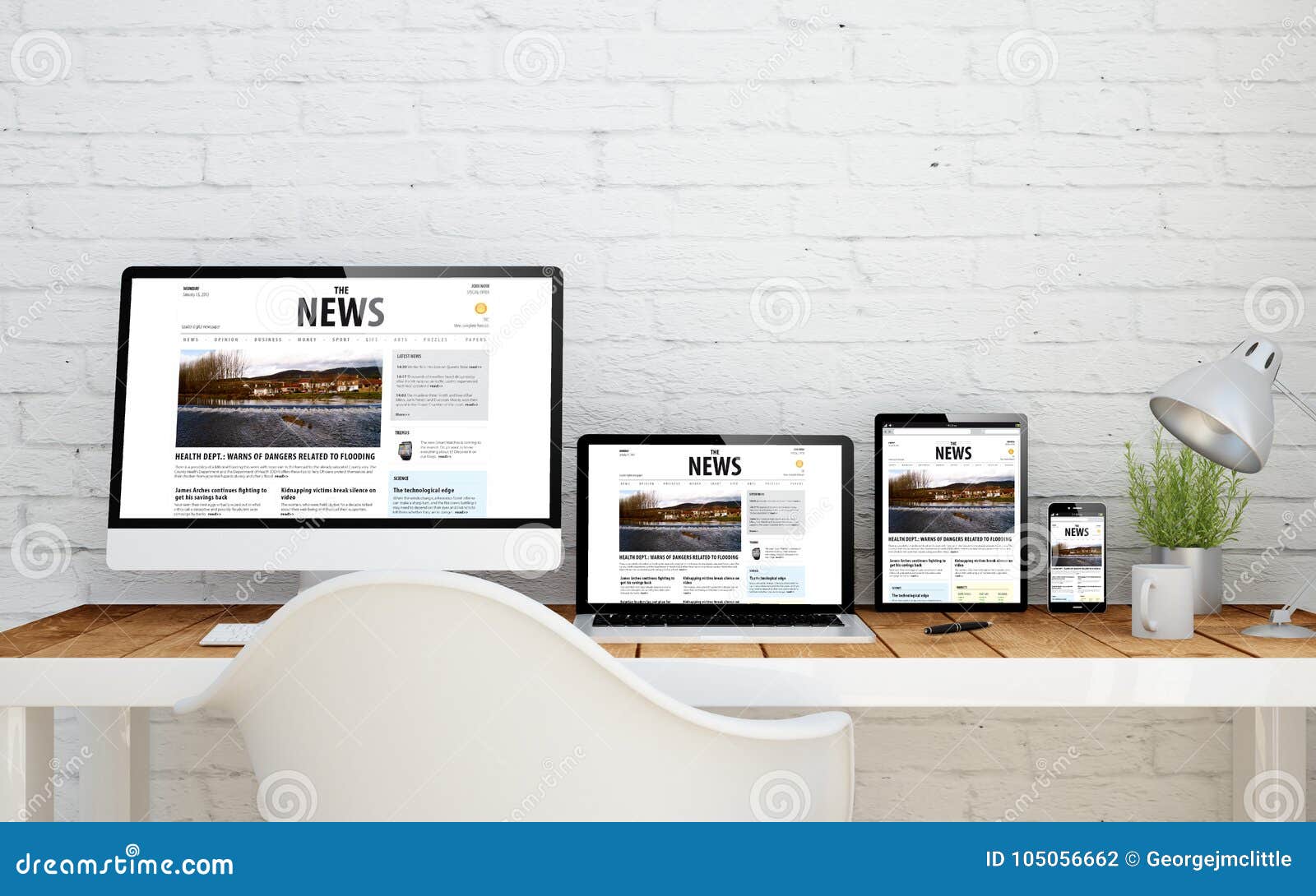 multidevice desktop the news