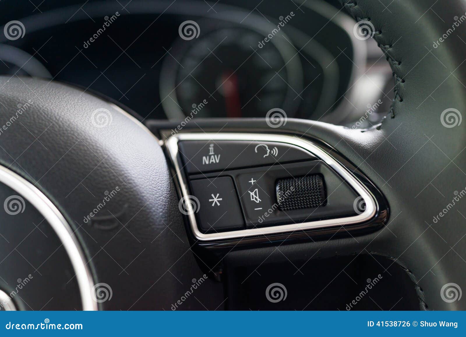 Multifunction Steering Wheel Stock Photo Image of control, driver