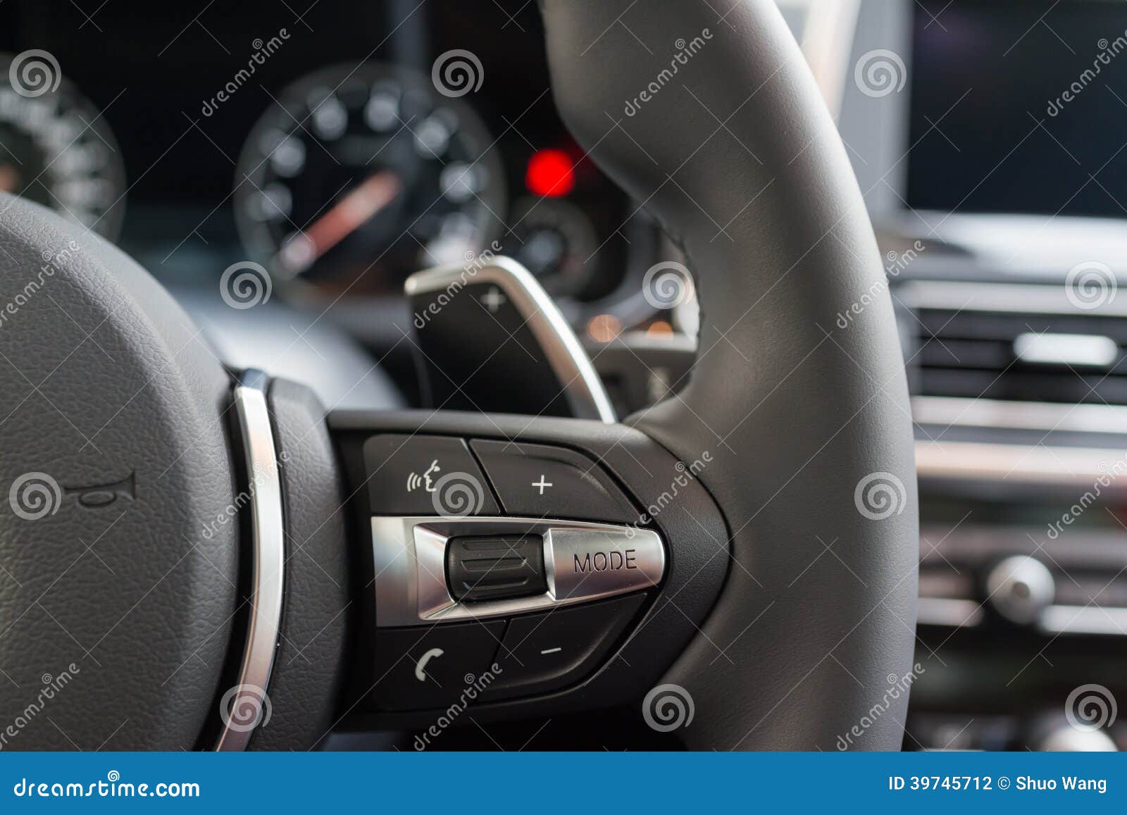 Multifunction Steering Wheel Stock Photo Image of motor, lifestyle