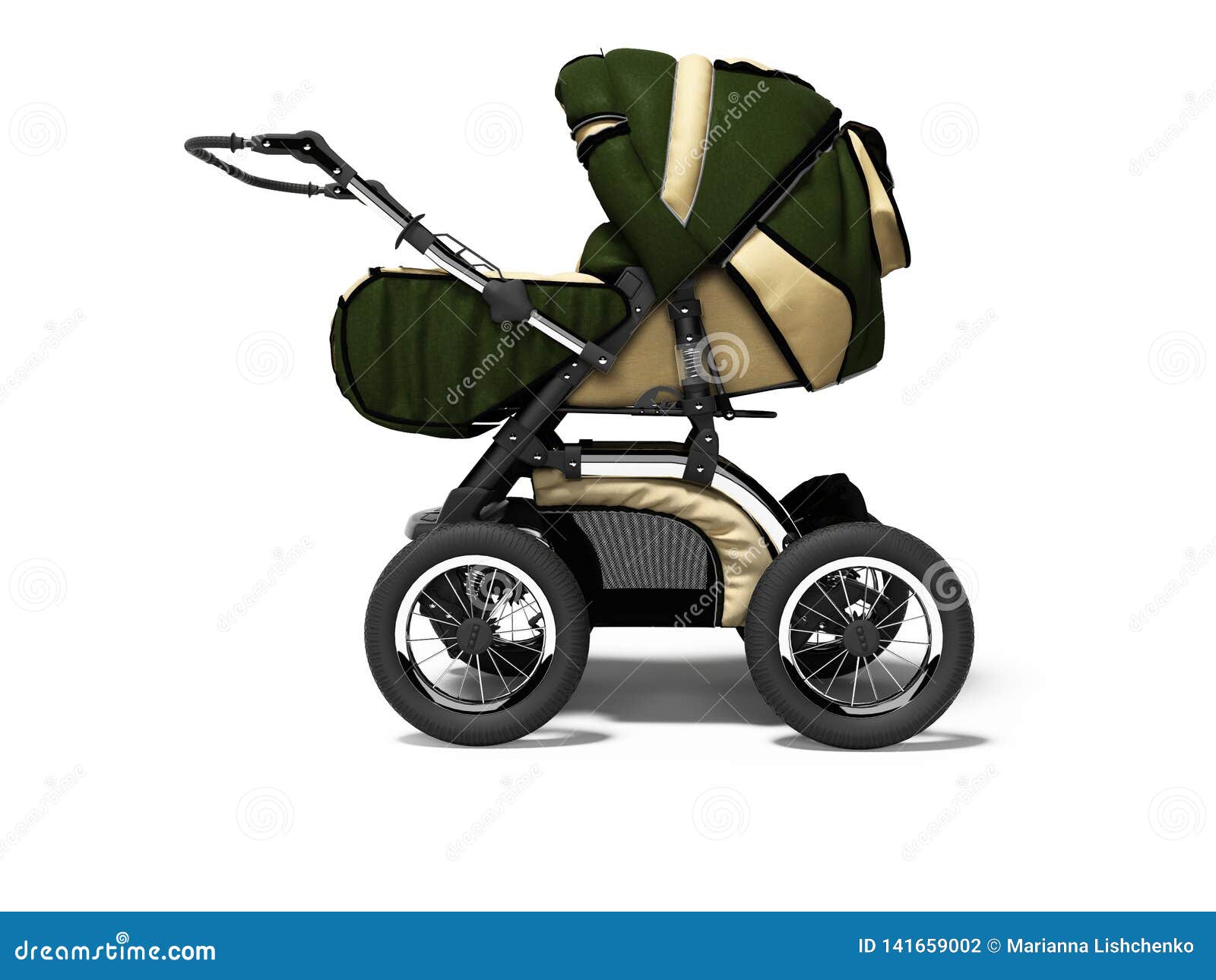 khaki green buggy