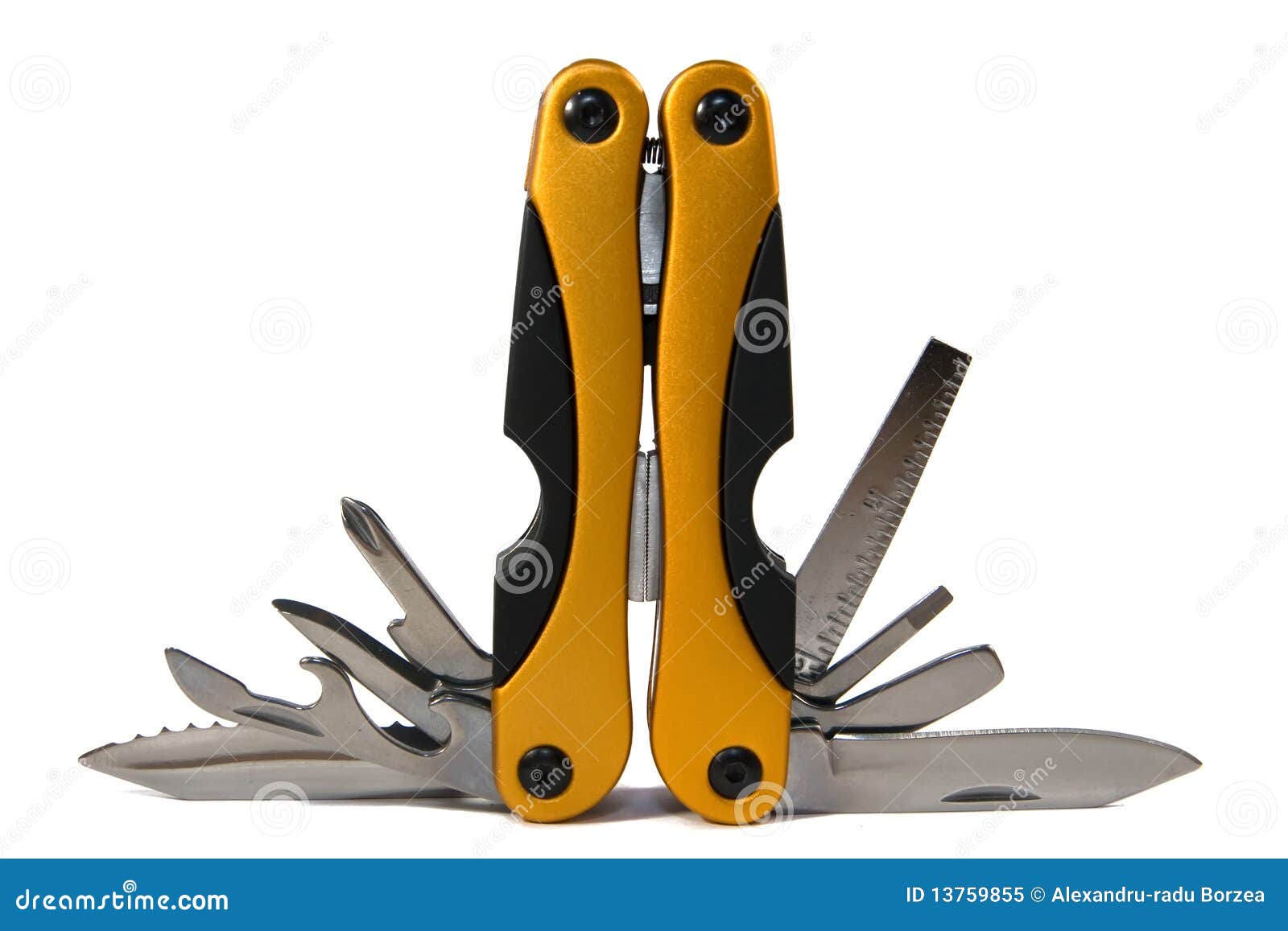Multifunctional penknife stock image. Image of craft 13759855