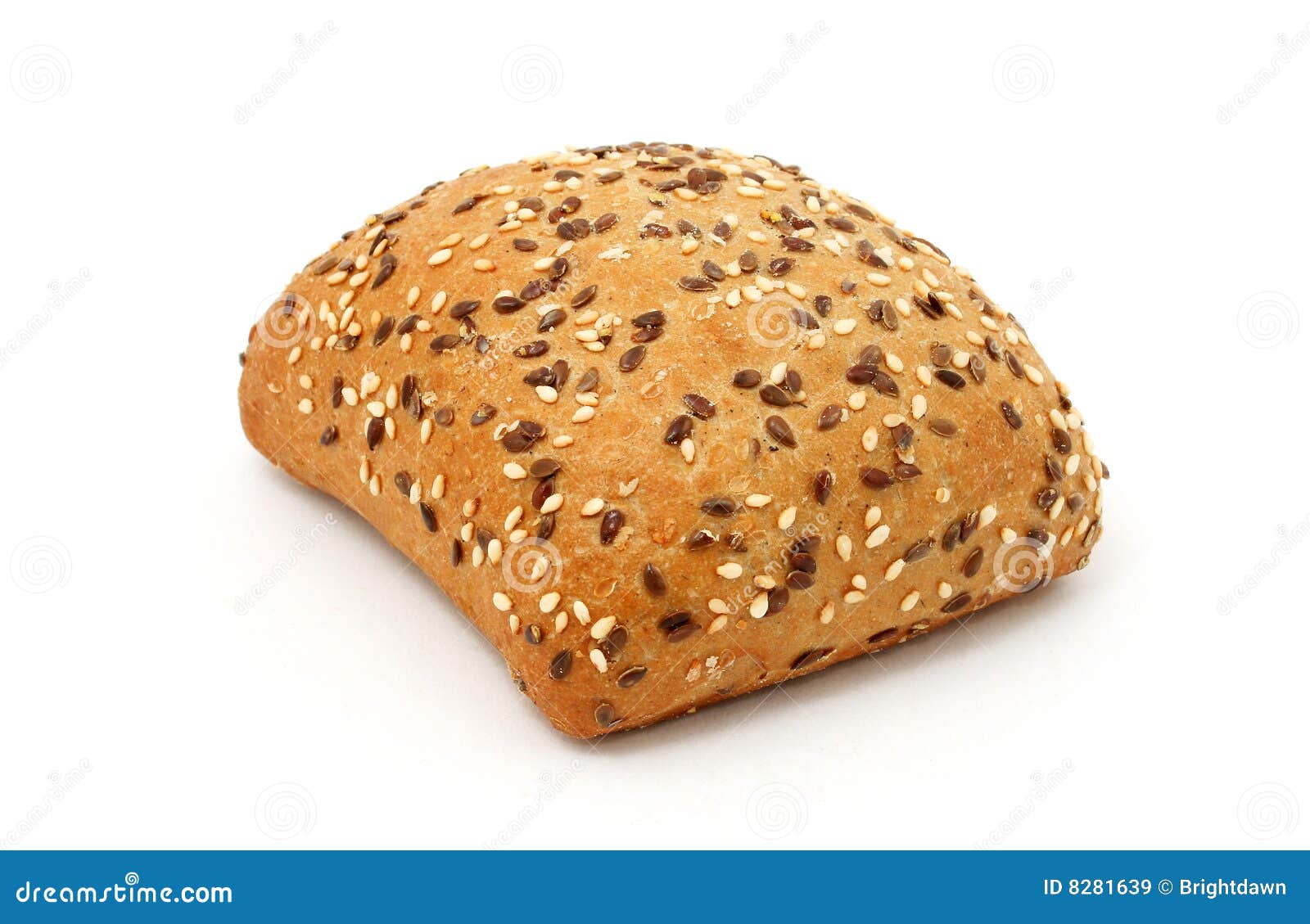 Multigrain bread roll stock image. Image of bread, food - 8281639