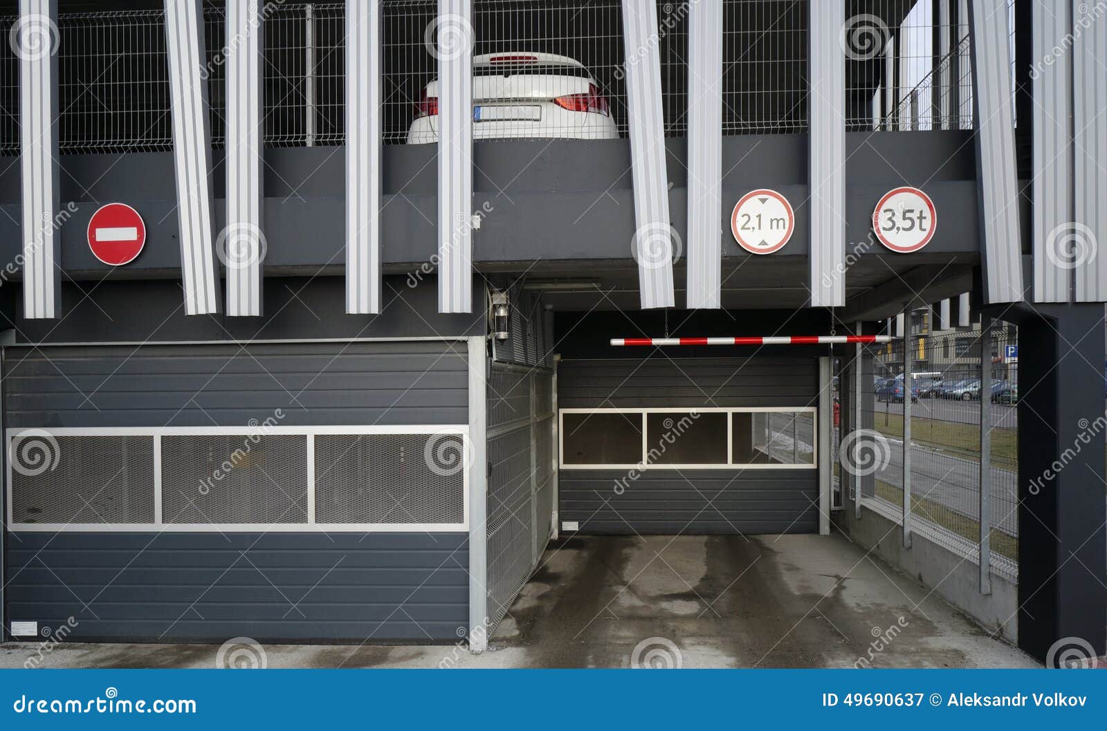 Multilevel car parking stock image. Image of urban, building - 49690637