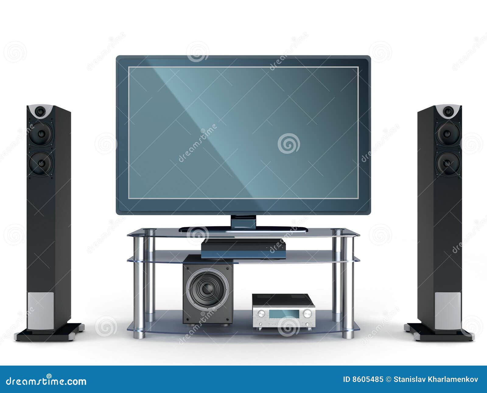 Multimedia Center Stock Illustration Illustration Of Sound 8605485