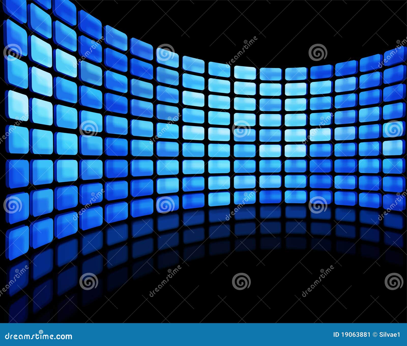 Multimedia display stock vector. Illustration of electrical 19063881