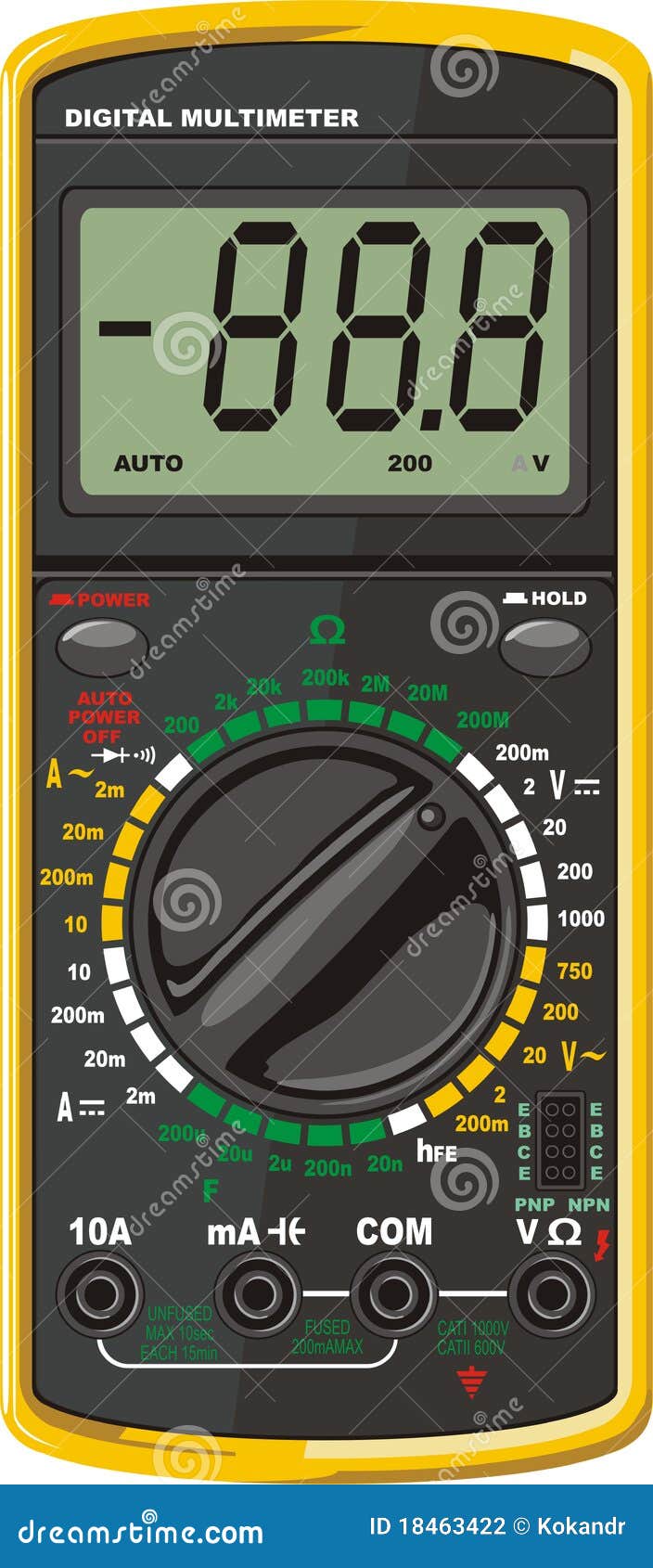 Multimeter RoyaltyFree Cartoon 7041287