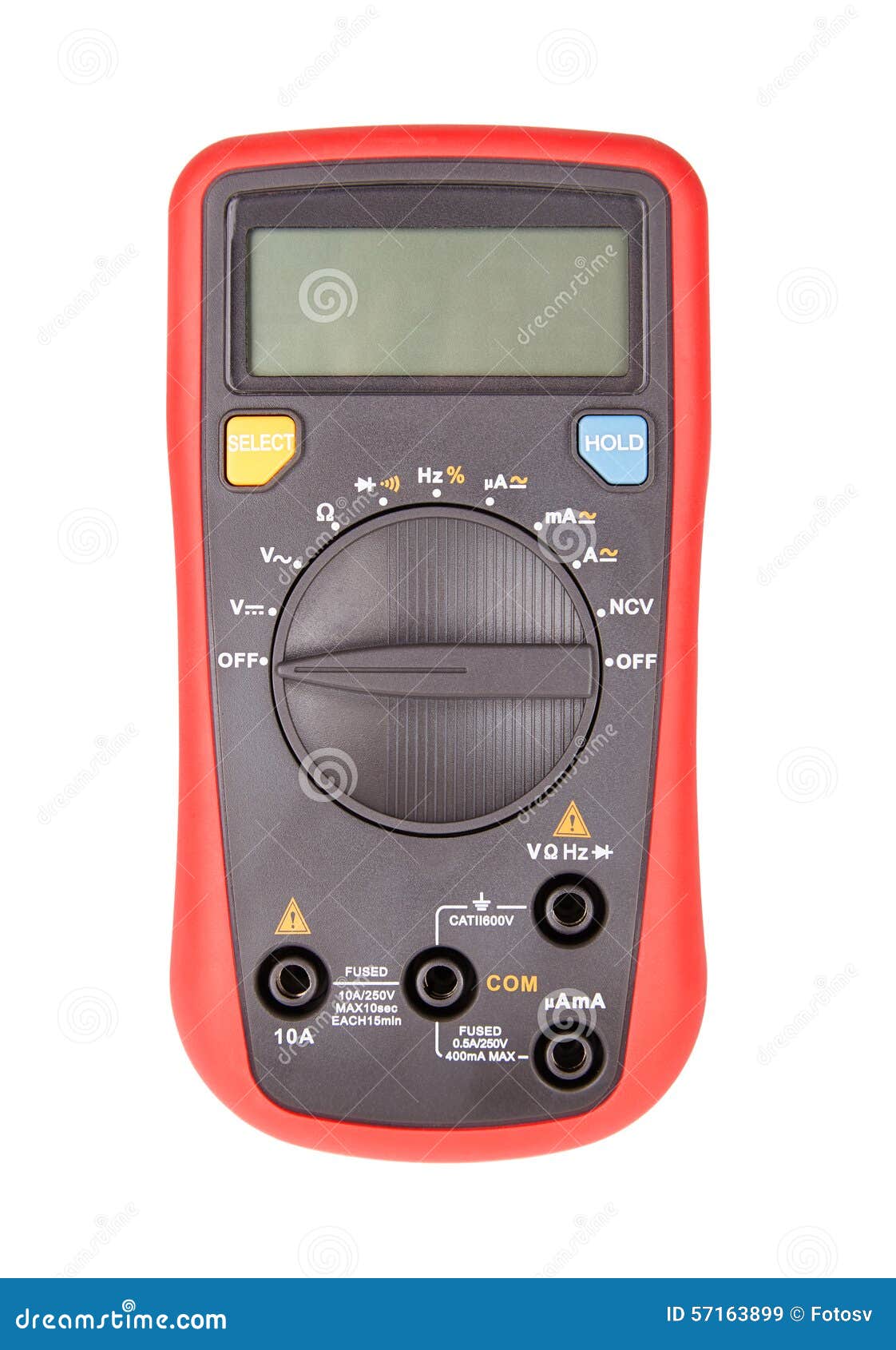 Multimeter stock image. Image of measurement, check, measure 57163899
