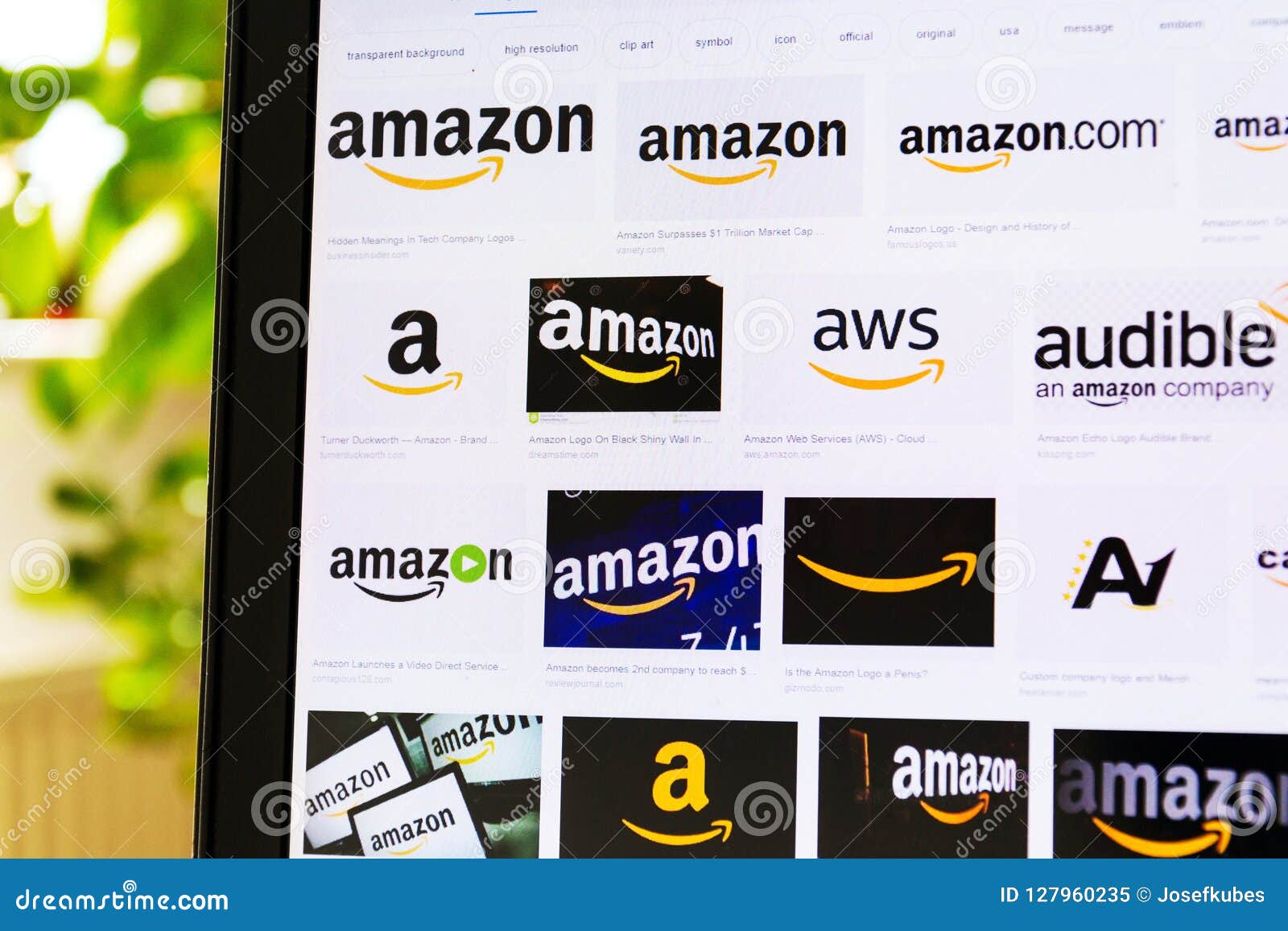 Multiple Amazon Company Logos on Images Search Engine Page Editorial Image  - Image of notebook, amazon: 127960235