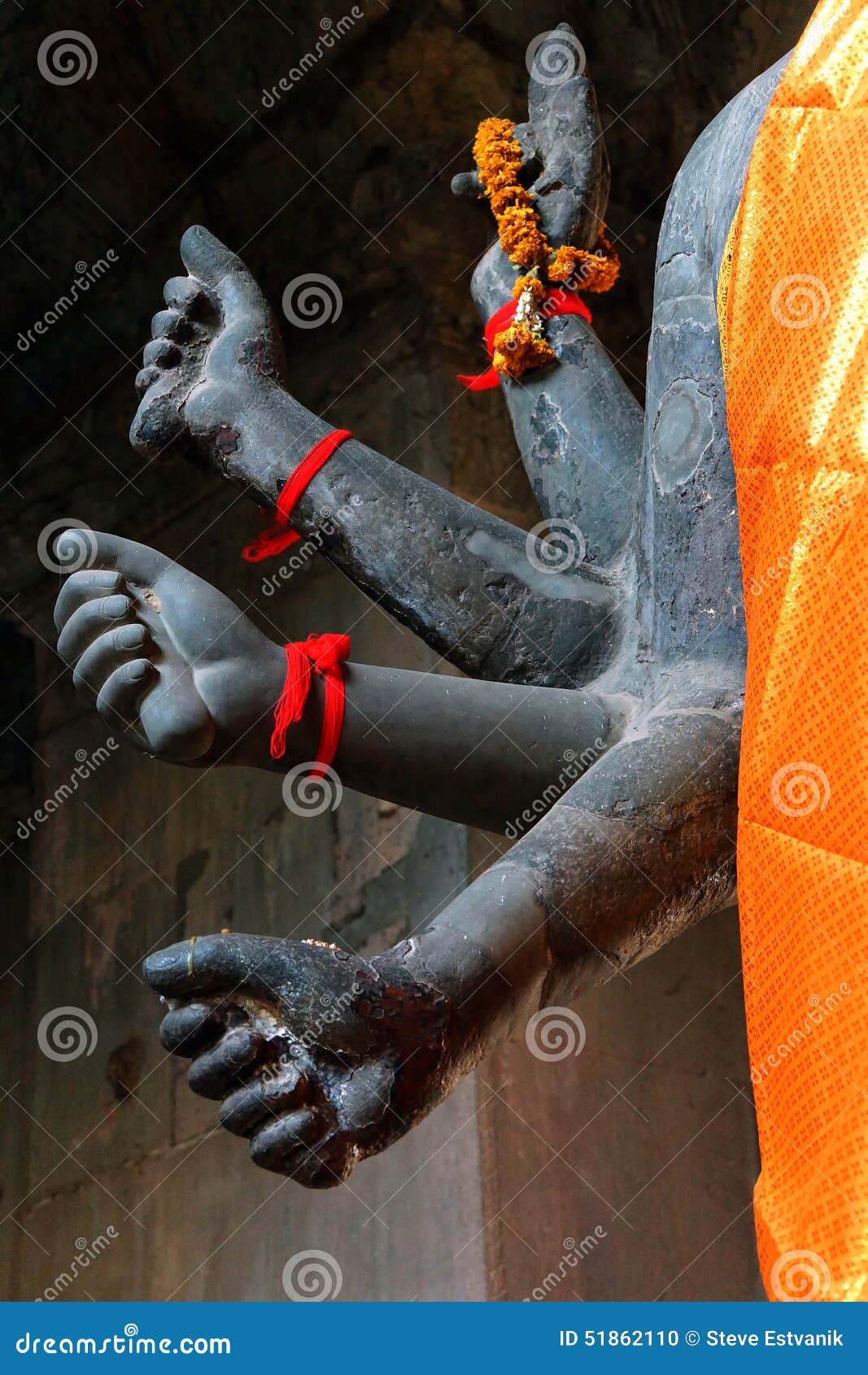 Multiple Arms Of Vishnu Stock Photo Image Of Gateway 51862110