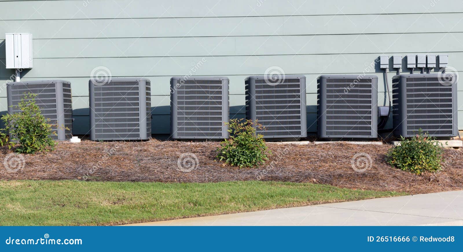 multiple commercial air conditioning units