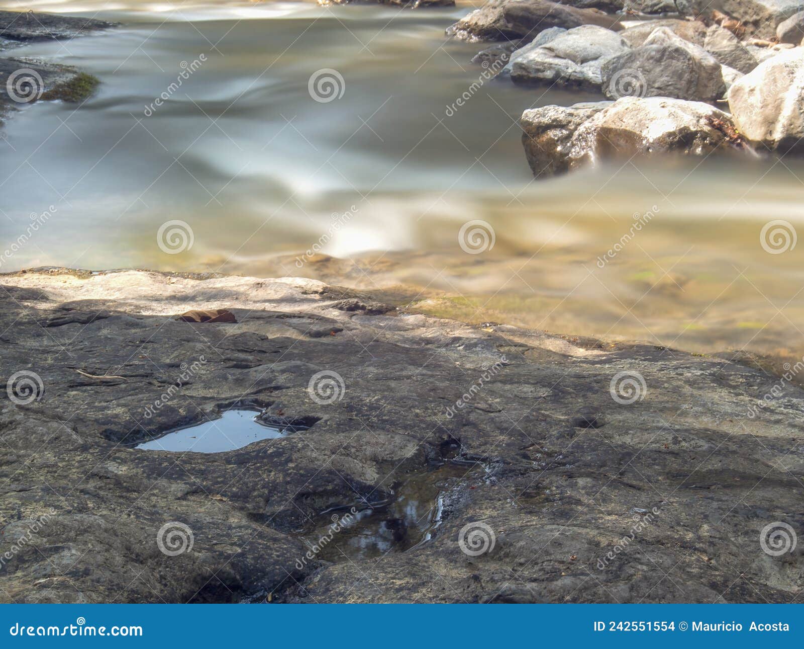 multiple long exposure composite of the stream of the moniquira river 21