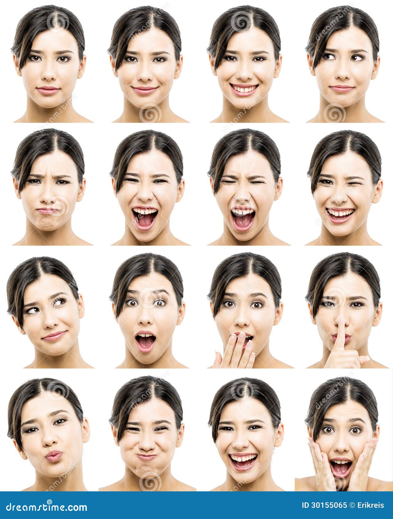 Different Expressions Royalty Free Stock Photo - Image: 30155065