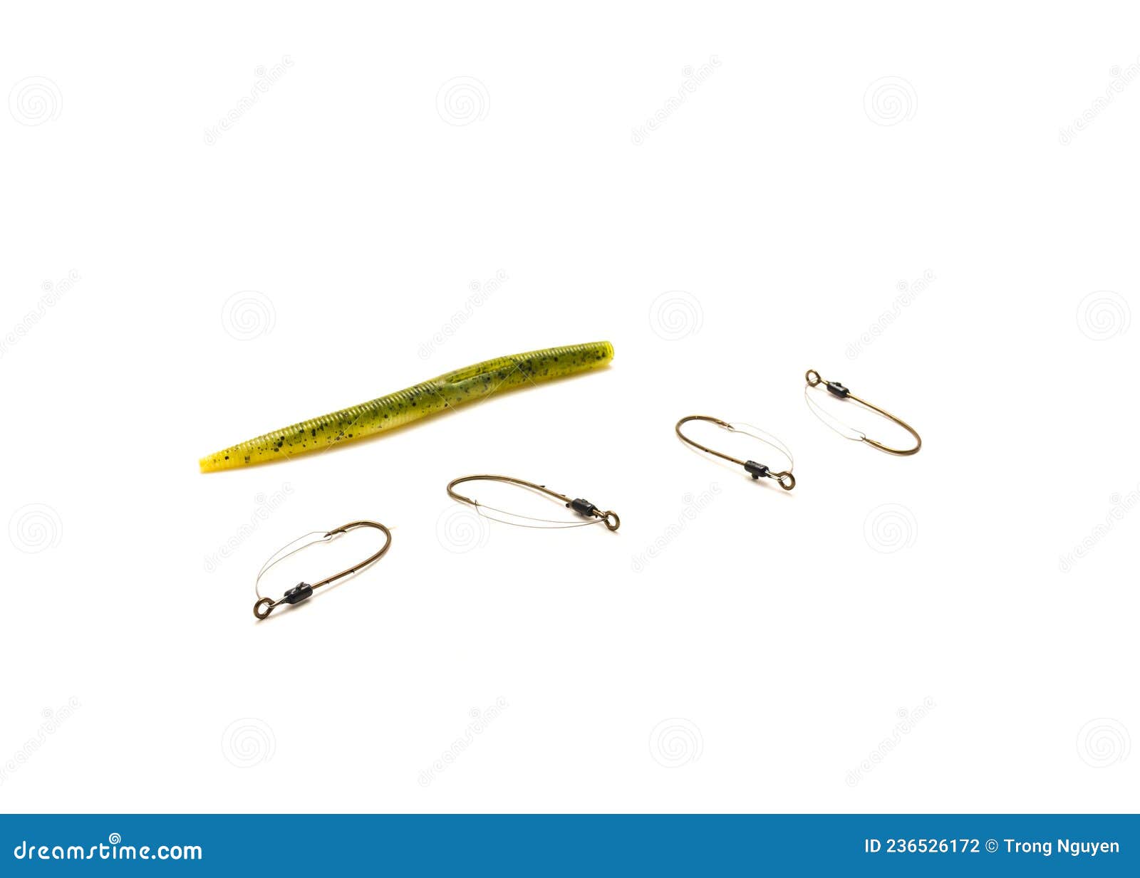 Bass Fishing Rubber Worm Bait Stock Photos - Free & Royalty-Free