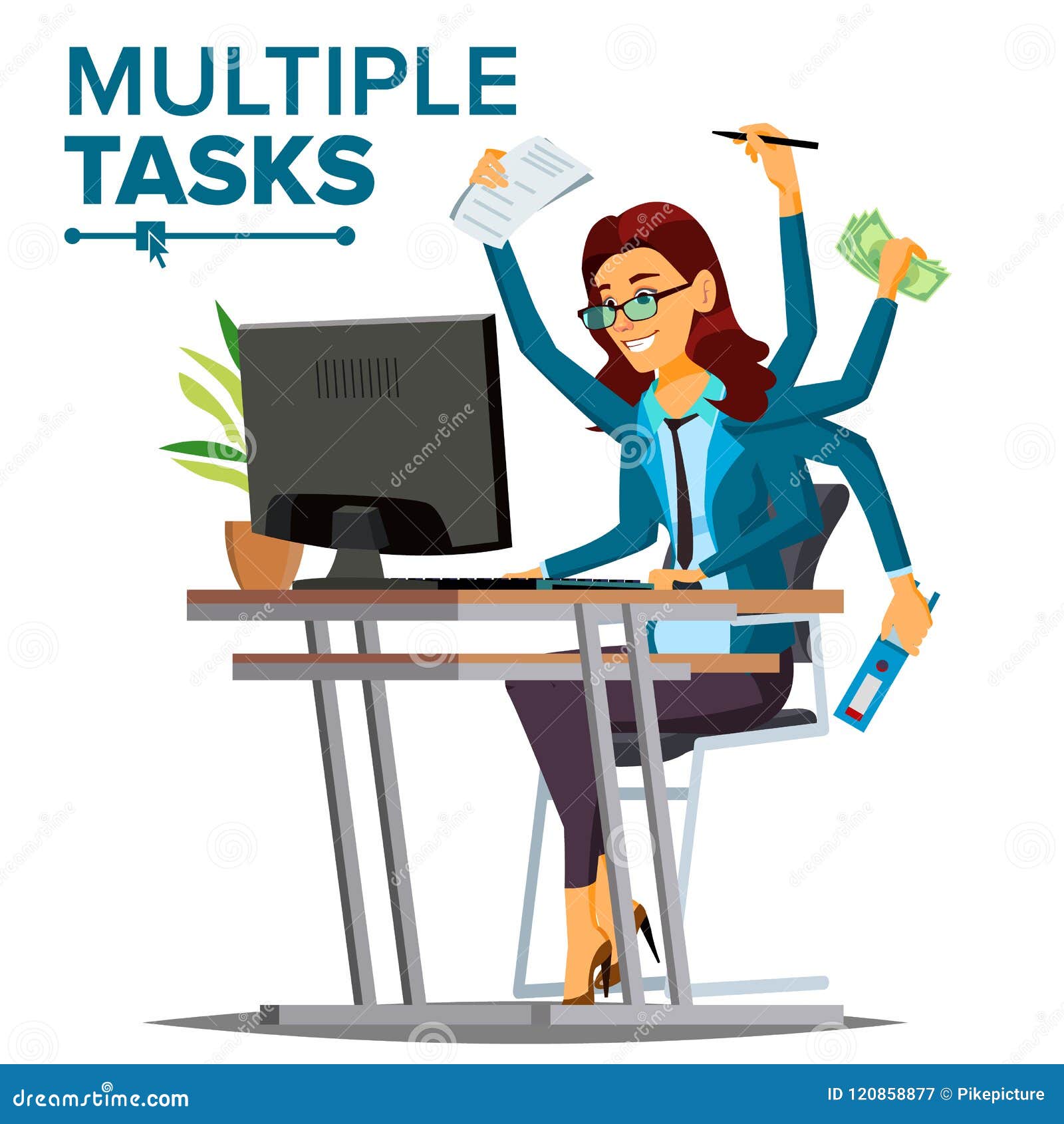 multiple-tasks-businessman-vector-many-hands-doing-tasks-simultaneously-business-strategy