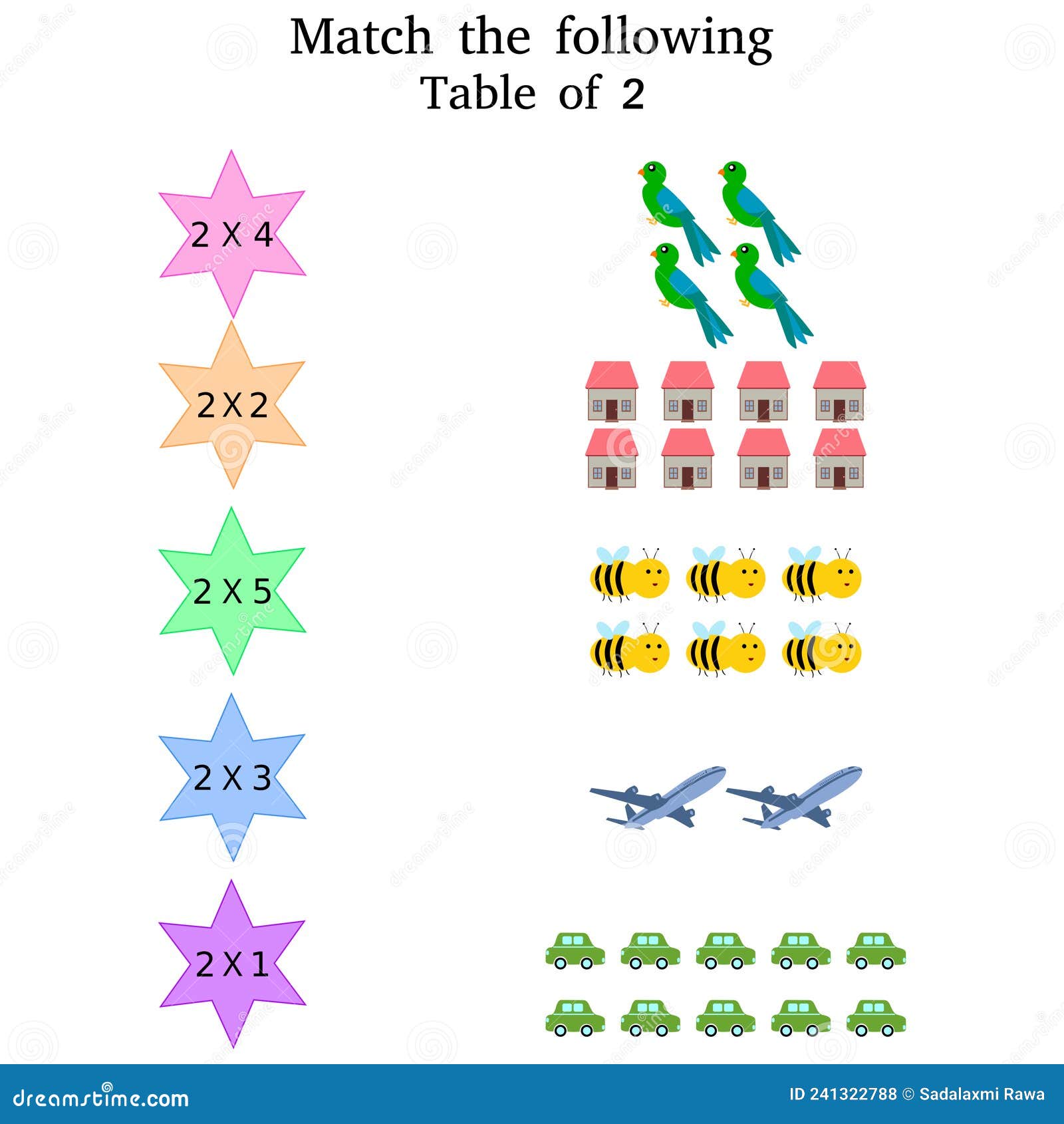 Table of sales 2 for kids