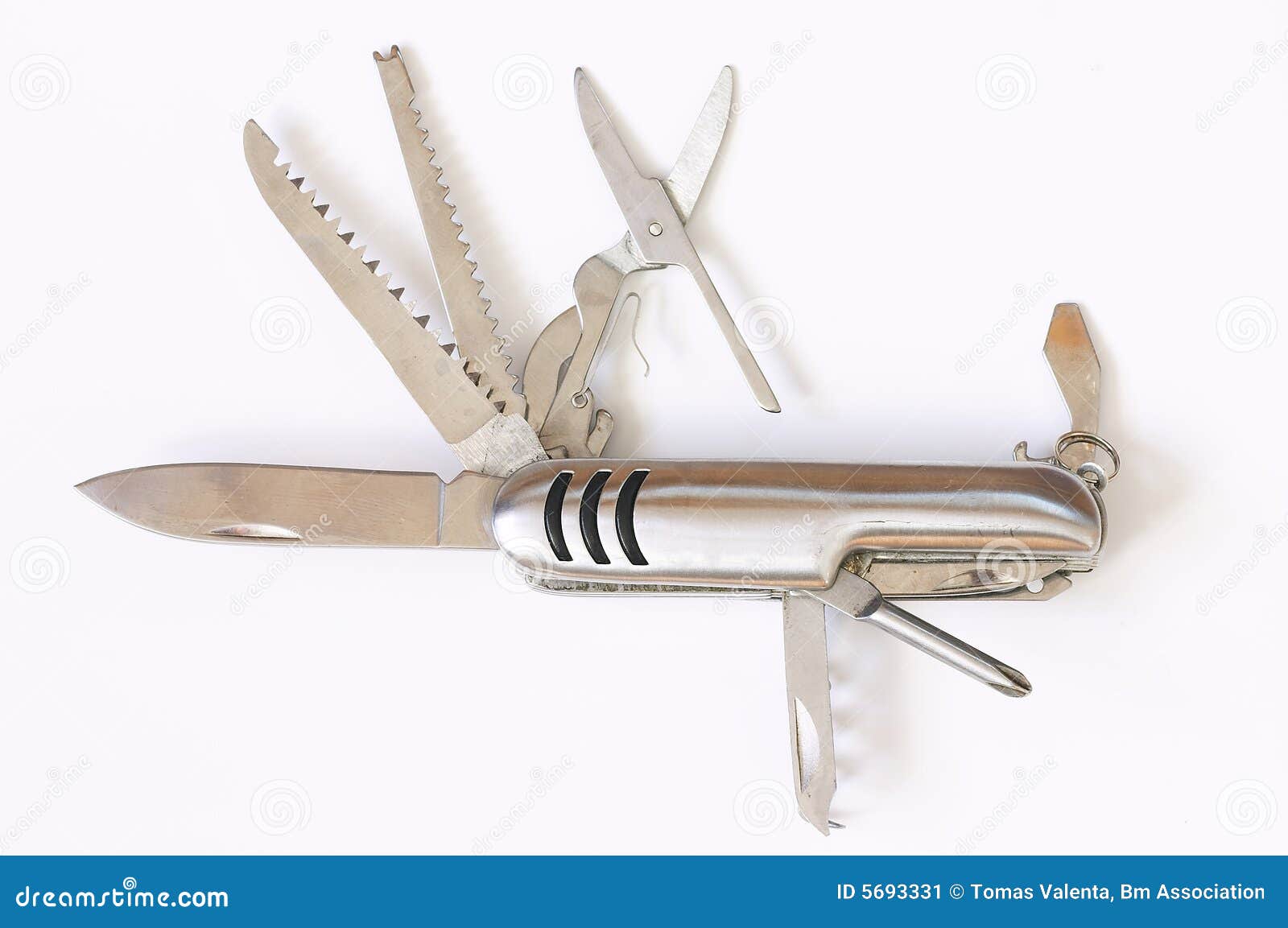Multipurpose penknife stock image. Image of versatility 5693331