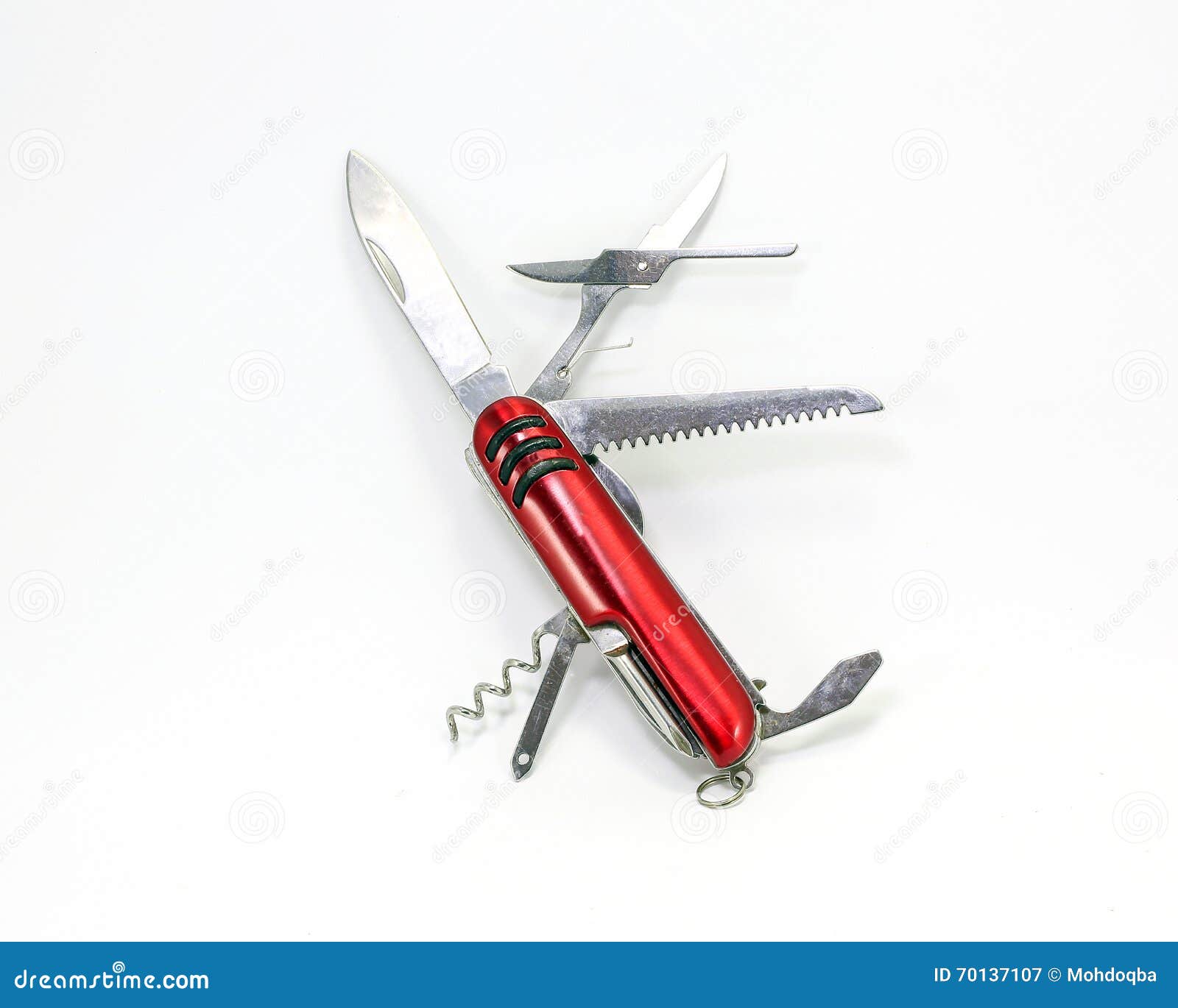 Multipurpose Utility Pocket Survival Knife Stock Image Image of