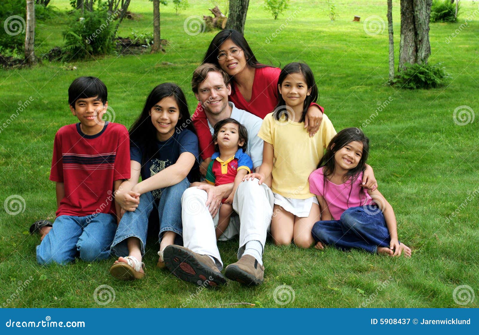 Multiracial Family Royalty Free Stock Photography  Image: 5908437