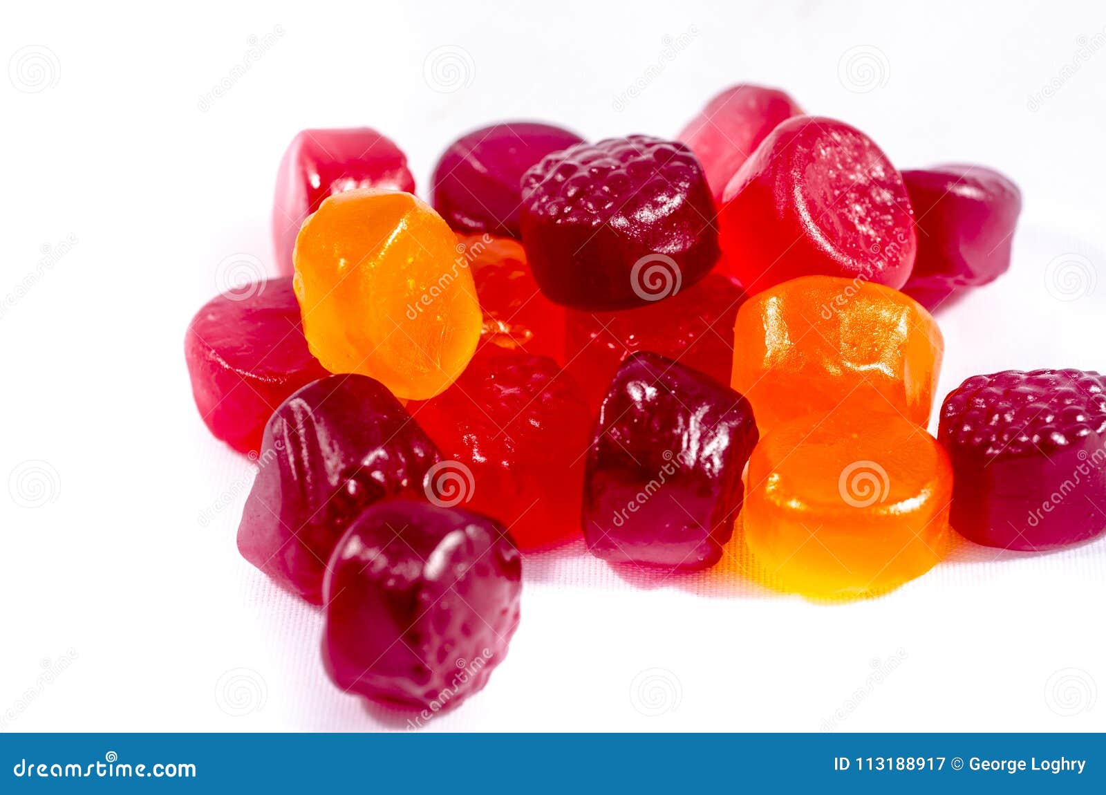 a stack of chew able multivitamins