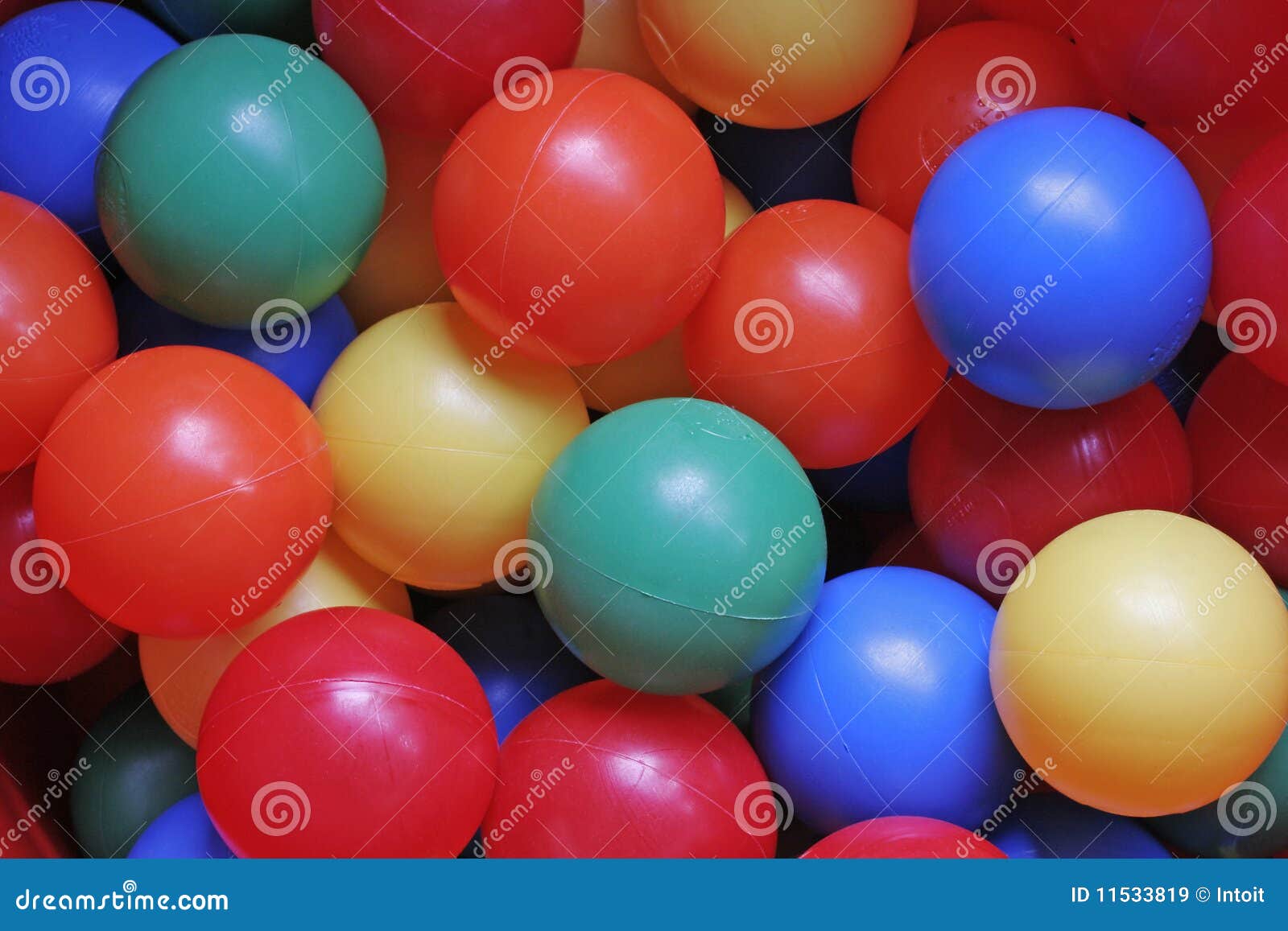 Multy Coloured Plastic Balls Stock Image Image of kids, abstract
