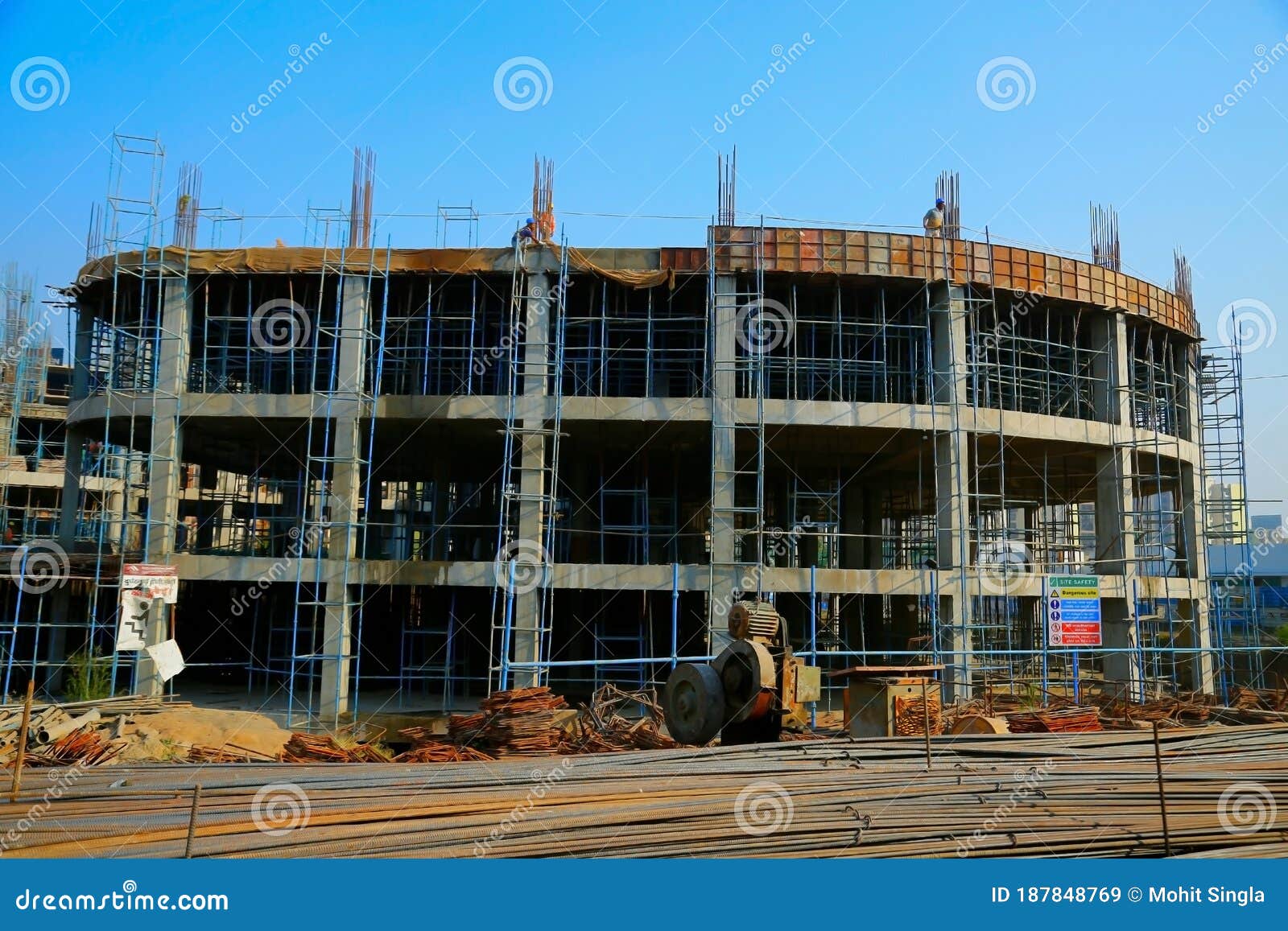 Mumbai, India March 2018 New Construction of Building in Mumbai