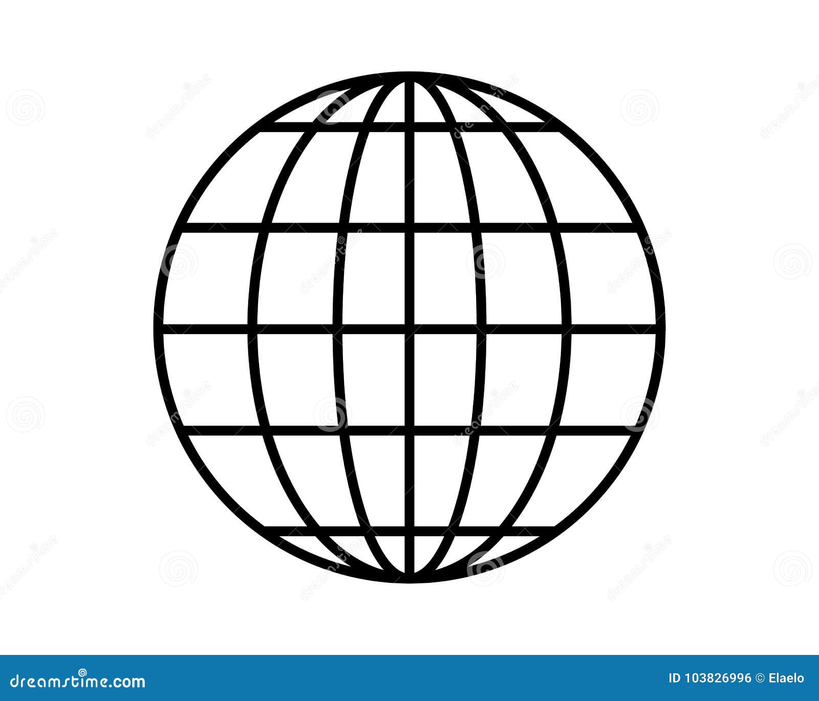 Mundo Logo Template Del Alambre Ilustración del Vector - Ilustración de  norte, extracto: 103826996