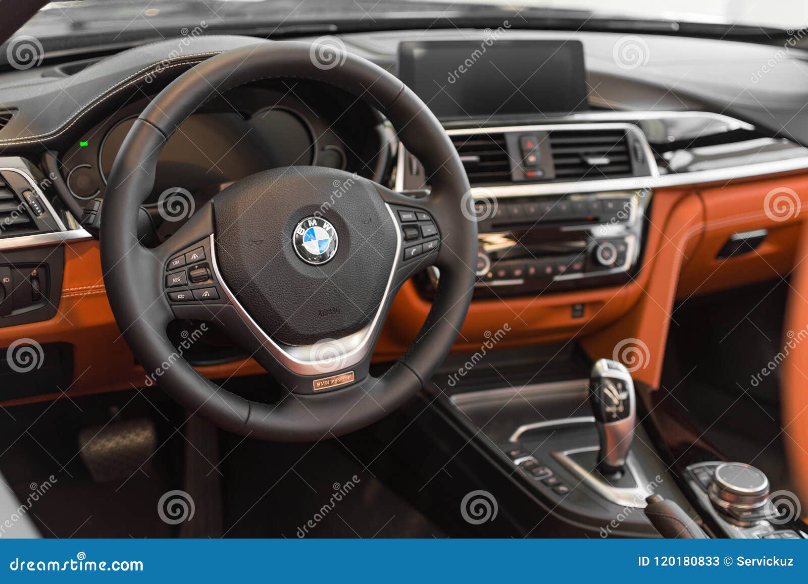 Interior Of New Flagship Model Of Representative Class Bmw