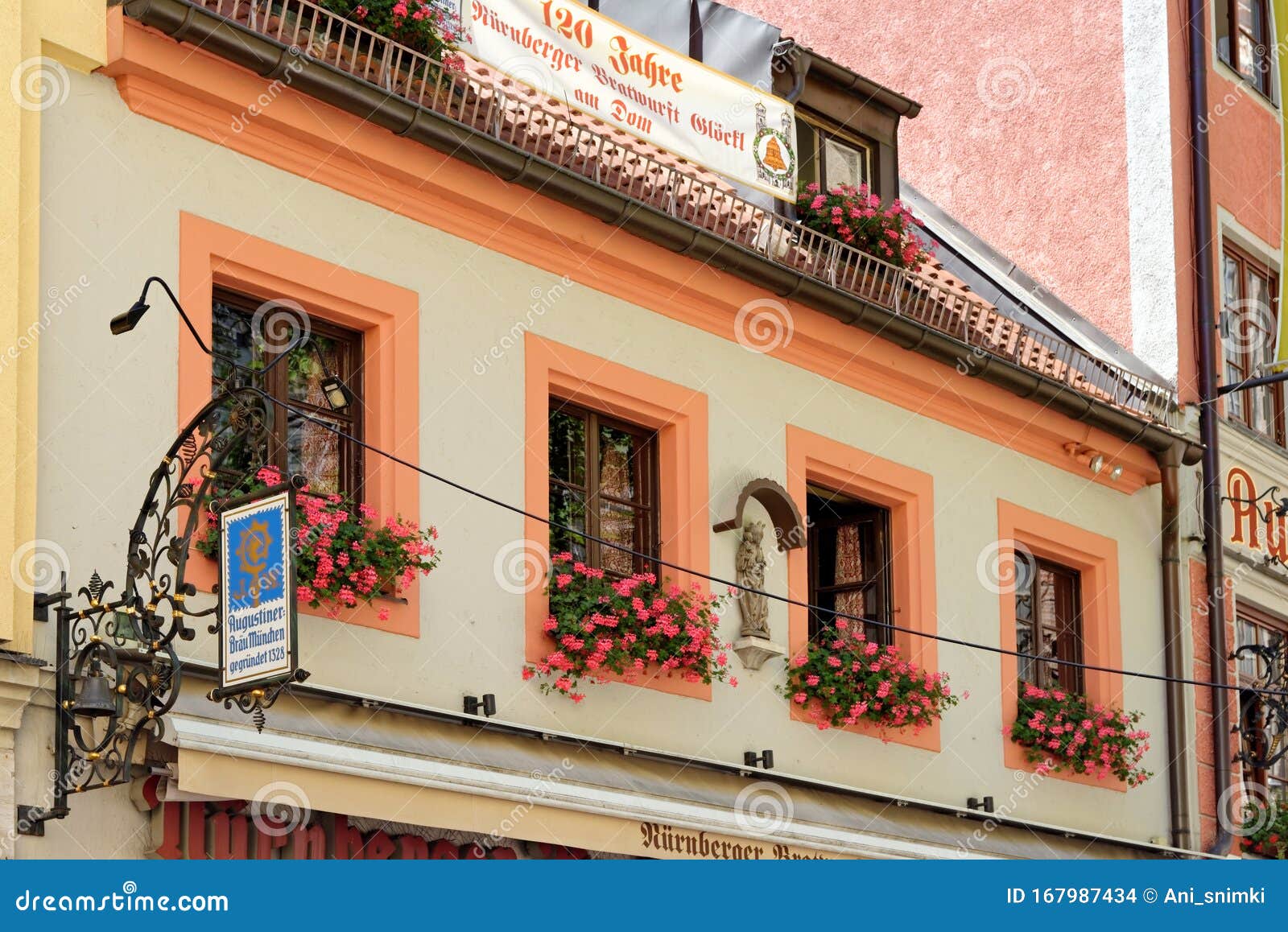 Augustiner Brewery Sign In Munich Germany Editorial Stock Image Image Of Drink Alcohol