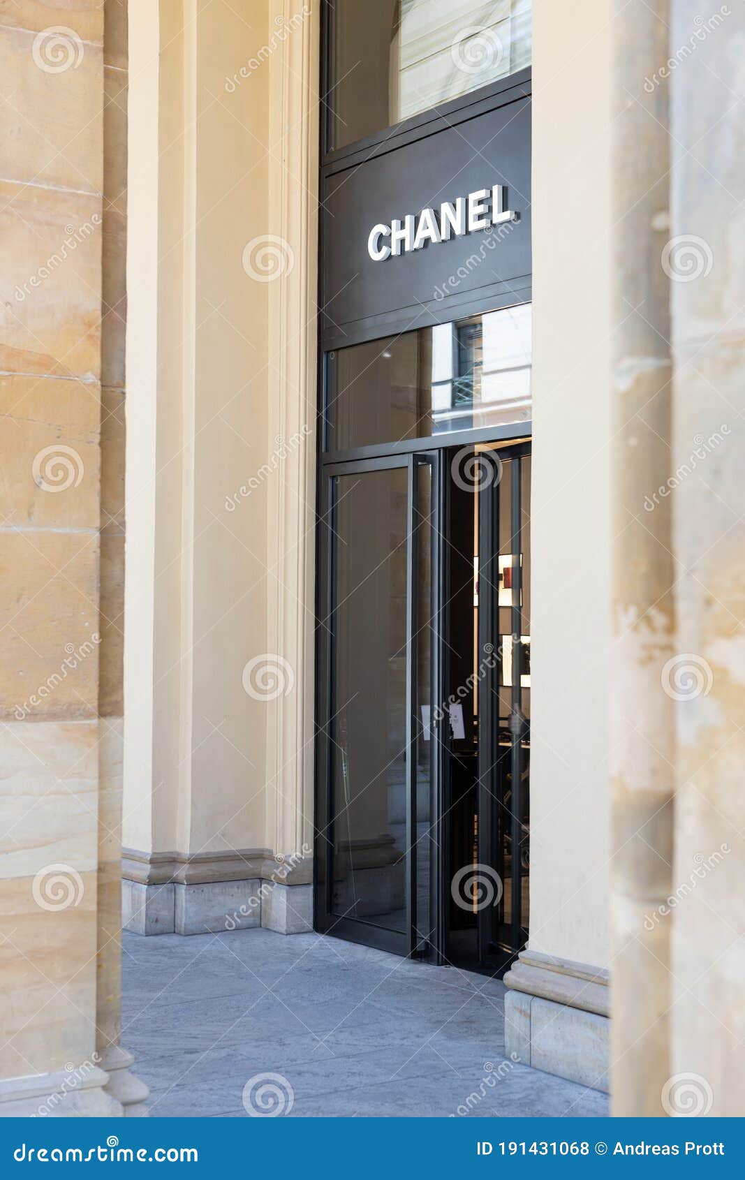 Entrance To the Store of the Chanel Luxury Brand in Munich  Maximilianstrasse Maximilian Street Editorial Stock Photo - Image of  maximilianstrasse, 2020: 191431068