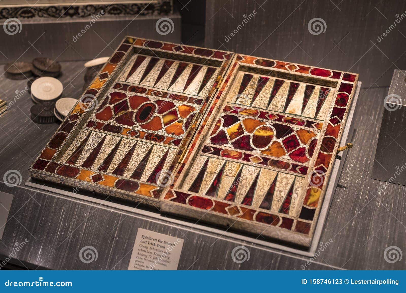 The Represents An Exposition Of The History Of The Development Of Board Games Chess Backgammon Poker In The Bavarian National Muse Editorial Stock Photo Image Of Backgammon Characters 158746123