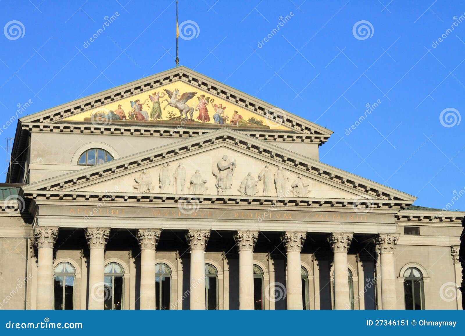 Munich Opera House stock image. Image of national, opera 27346151