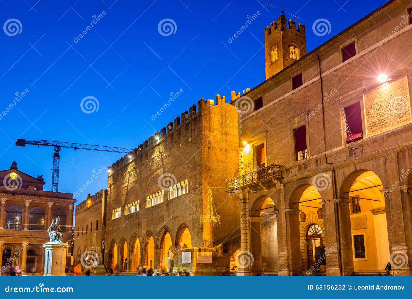 municipal buildings on piazza cavour in rimini