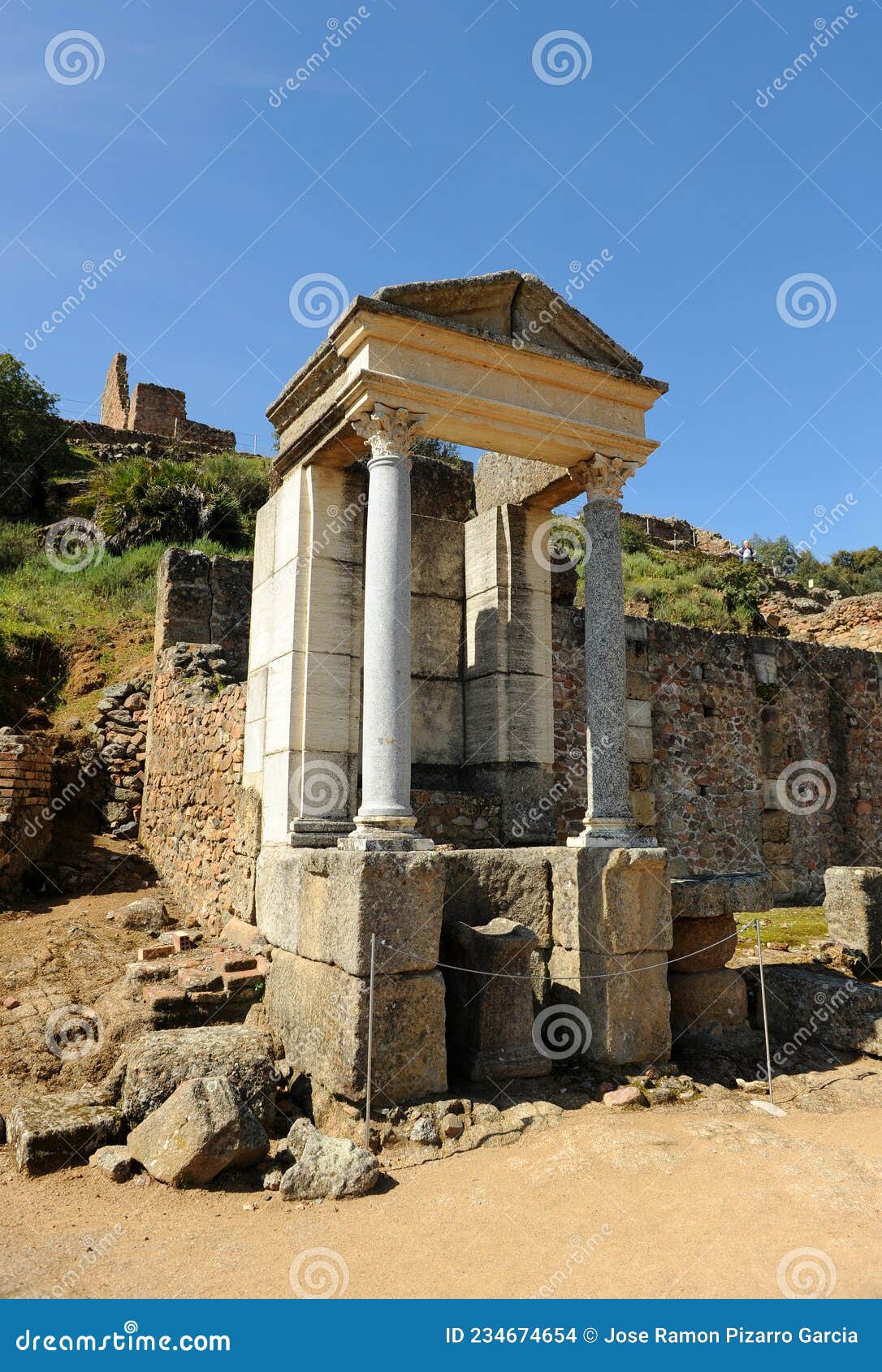 templo del dios mercurio en munigua mulva, provincia de sevilla, espaÃÂ±a