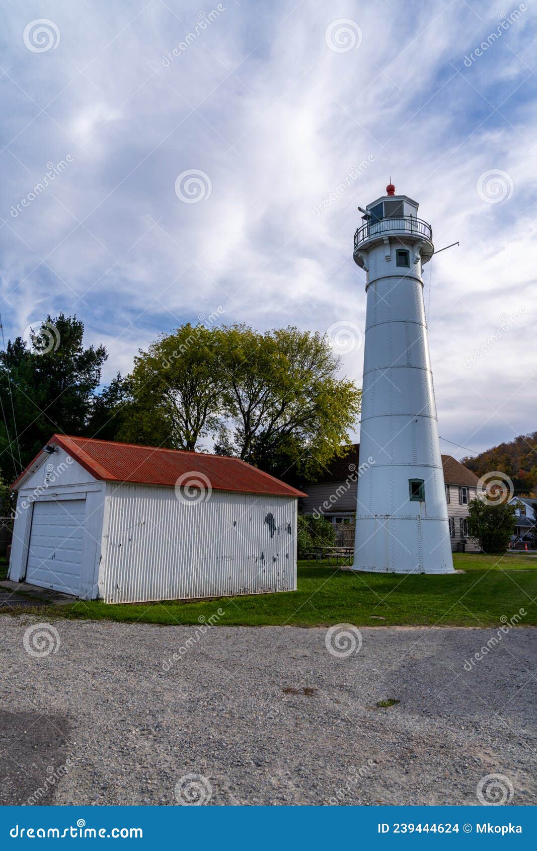 Munising Front Range Lighthouse on Lake Superior on the Upper Peninsula