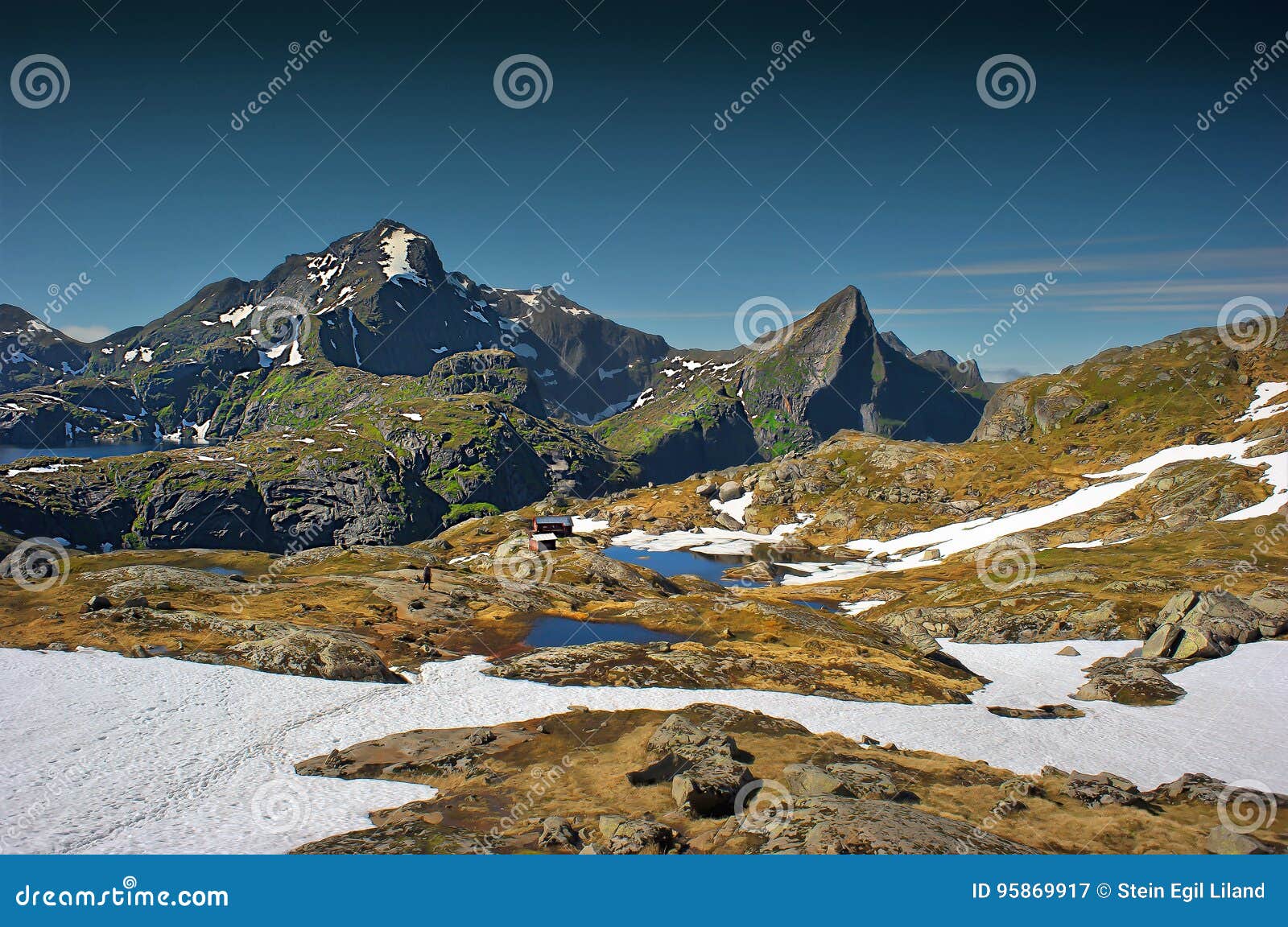 munkebu and `hermannsdaltinden` in moskenes