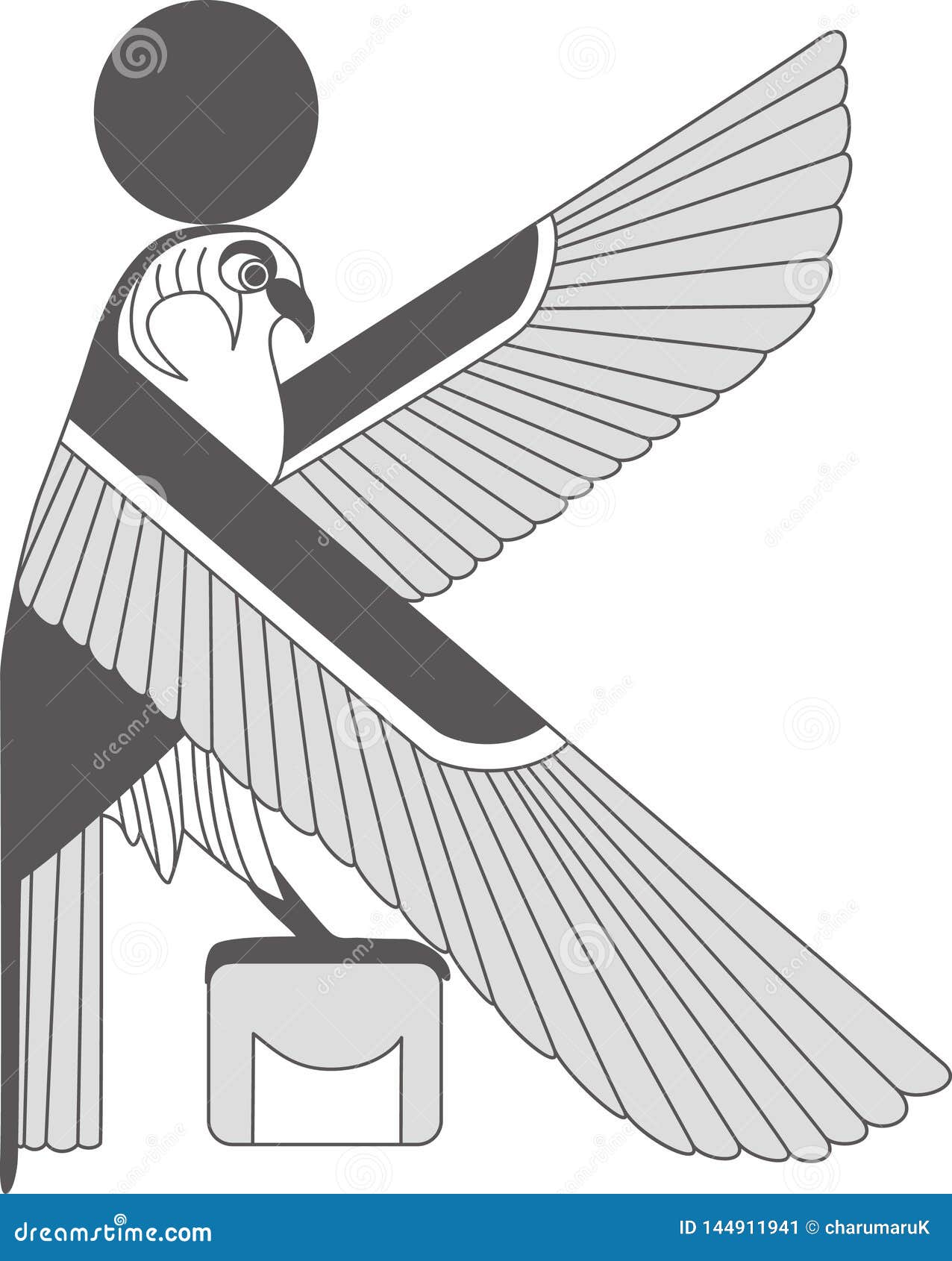 Mural De Egipto Antiguo, Fondo De Egipto Antiguo De La Escultura Un Ejemplo  De Un águila Ilustración del Vector - Ilustración de murales, tobillo:  144911941