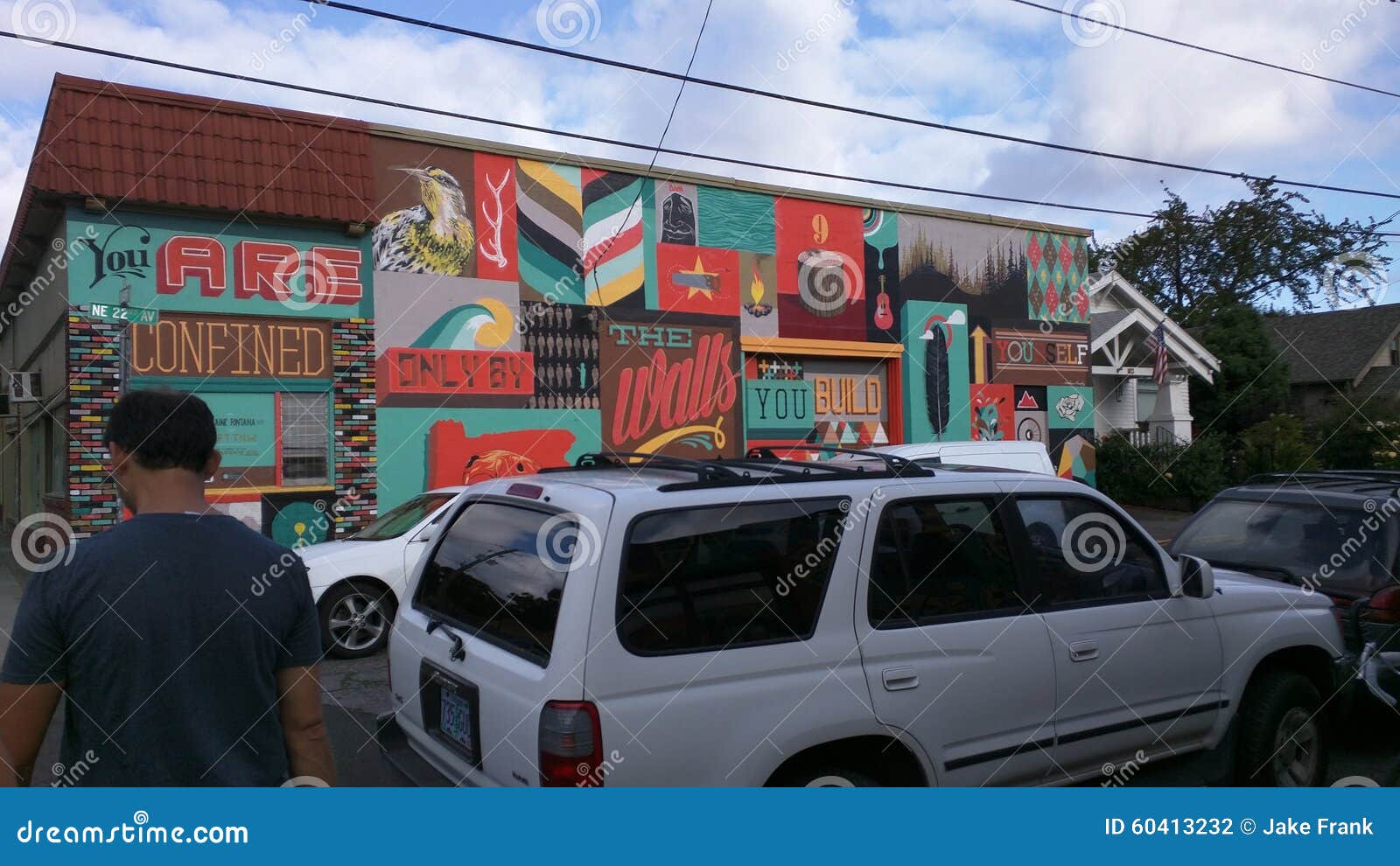 Mural De La Calle En Portland Fotografía editorial Imagen de mural