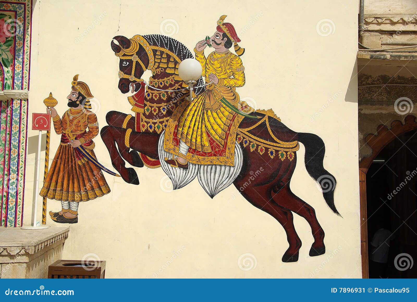 Mural Painting in Udaipur, Rajasthan Editorial Photo Image of